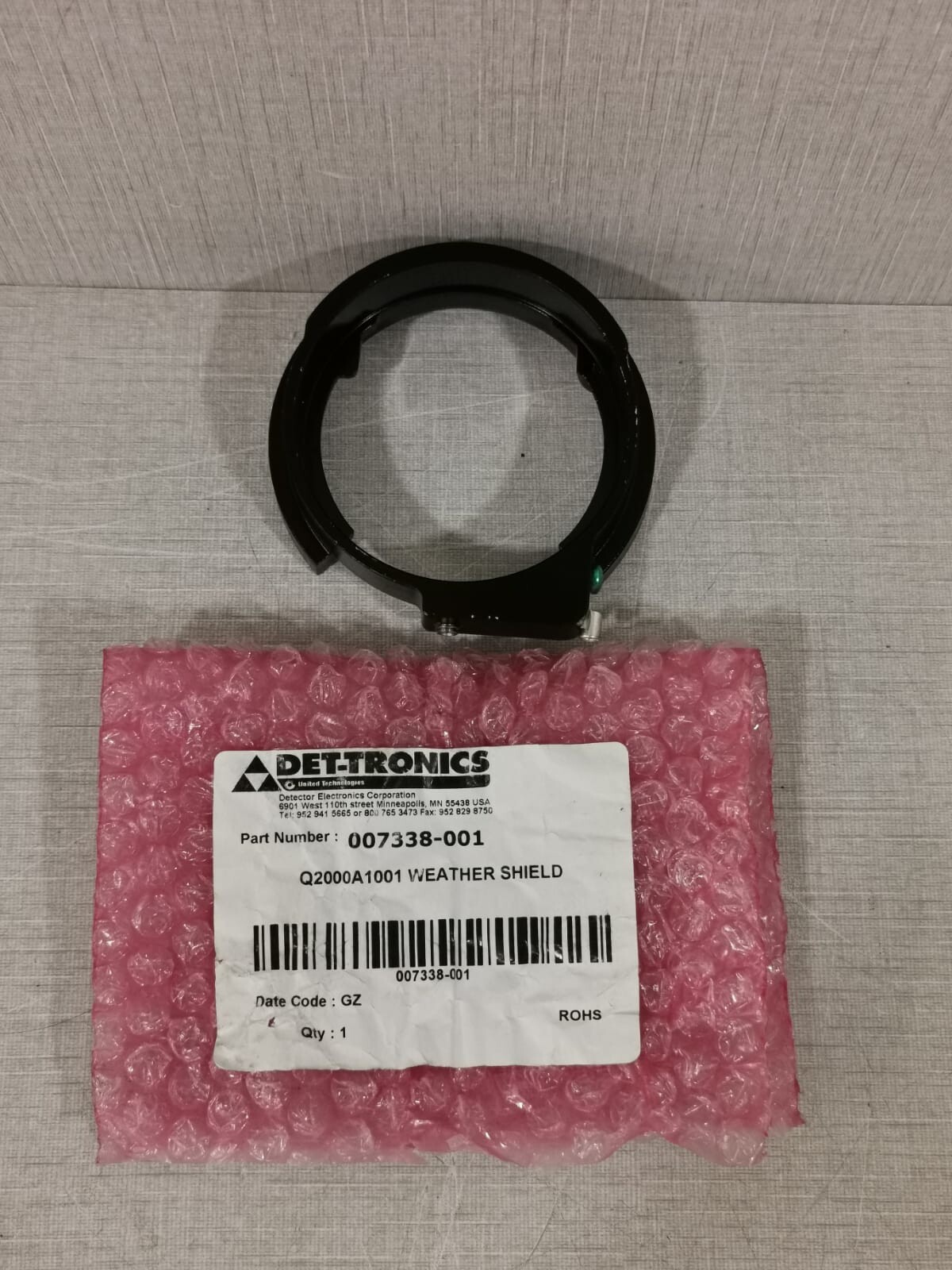 DET-TRONICS Q200A1001 DET-TRONICS 007338-001/ Q200A1001 WEATHER SHIELD FOR FLAME DETECTOR 2