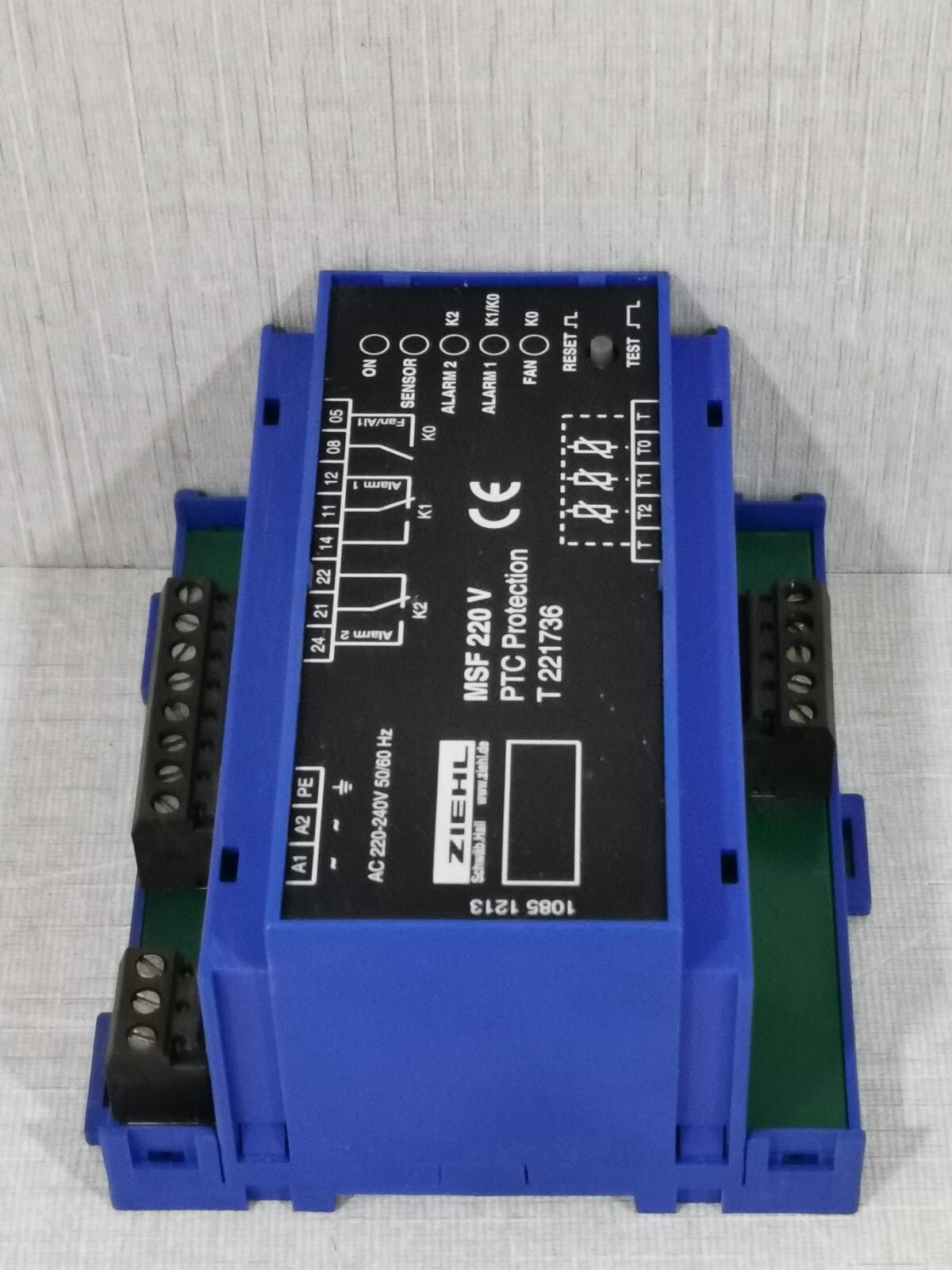 ZIEHL T 221736 ZIEHL MSF 220 V PTC PROTECTION T 221736 6