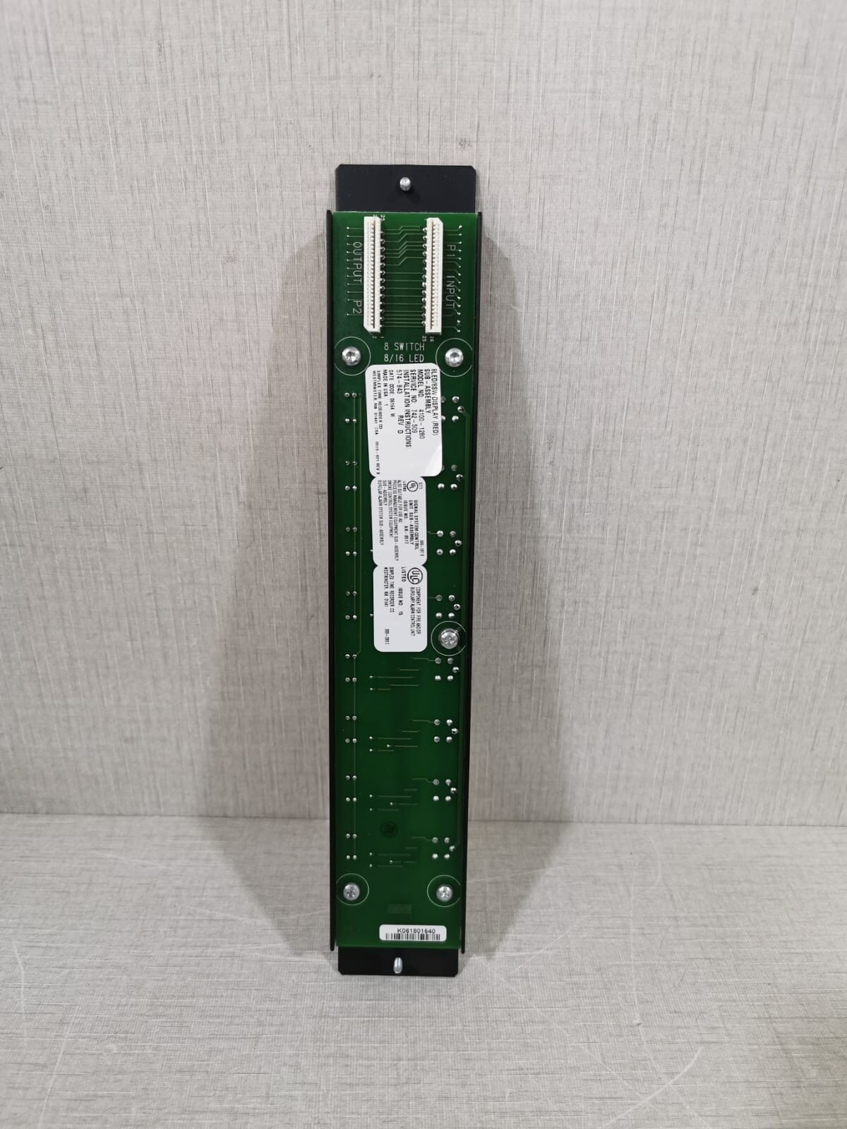 Simplex 4100-1280 Simplex 4100-1280 8 Switch /8 Red LED Module 6