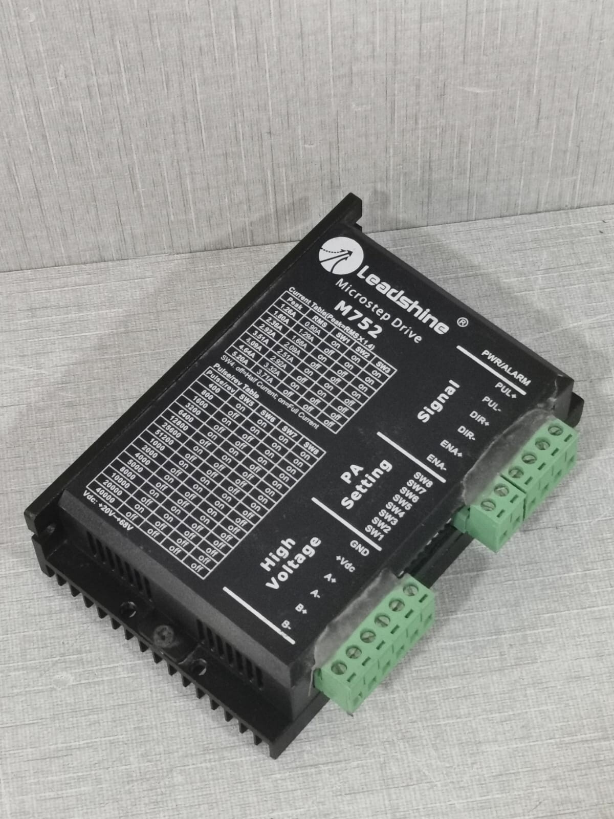 Leadshine M752PBF LEADSHINE M752/M752PBF MICROSTEP DRIVE 9