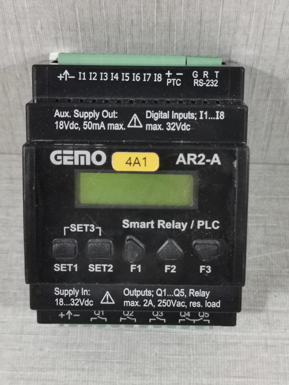 GEMO AR2-A-24VDC-8D SMART RELAY/ PLC