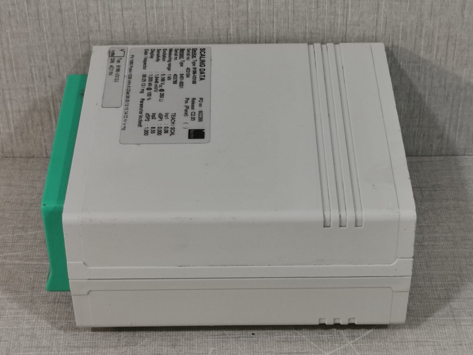 BURSTER 9186-V3100 BURSTER 9186-V3100 DIGILOW DIGITAL INDICATOR FOR STRAIN GAUGE SENSORS 6