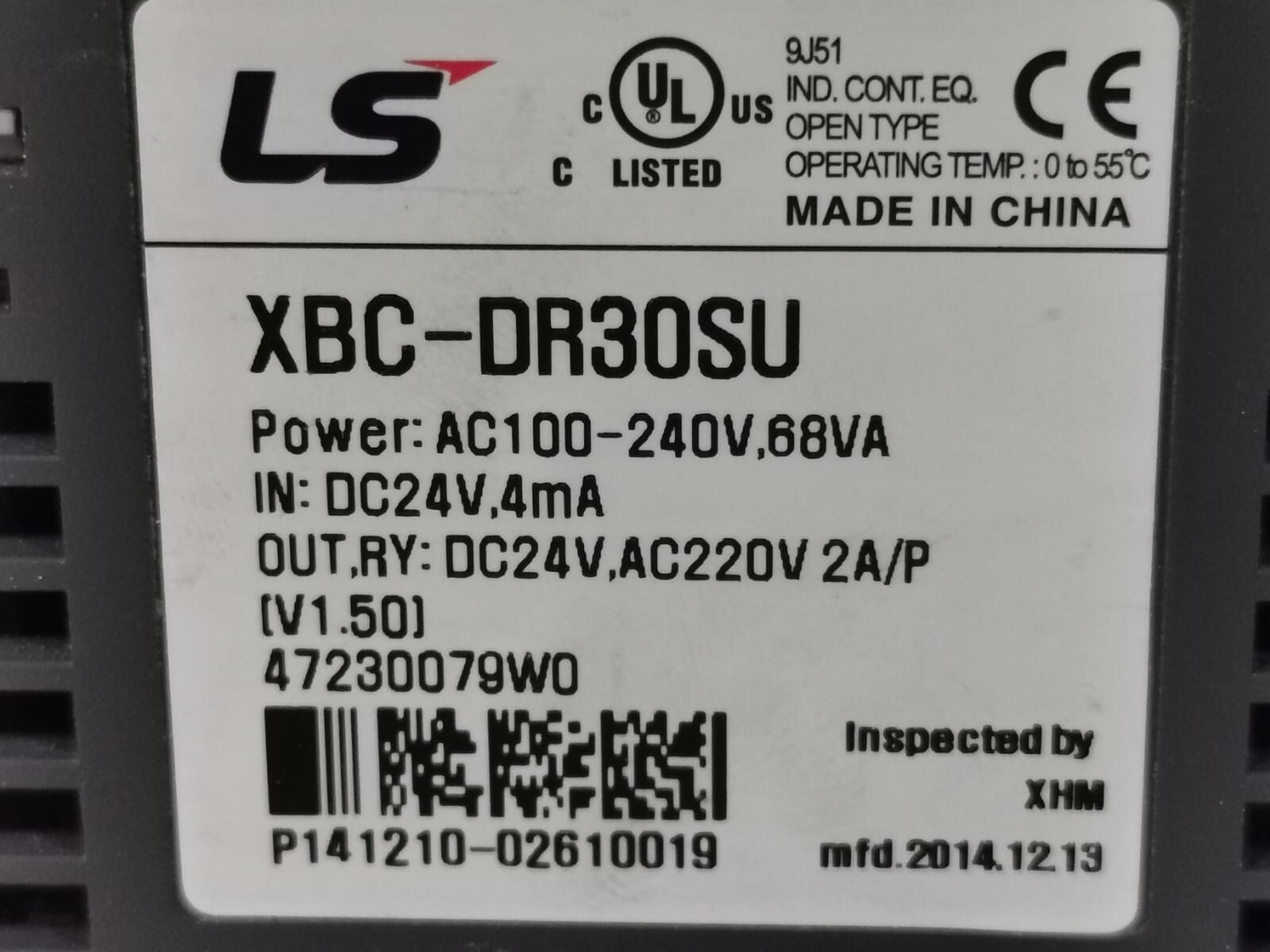 L&S XBC-DR30SU LS XBC-DR30SU COMPACT PLC XBC SERIES 3