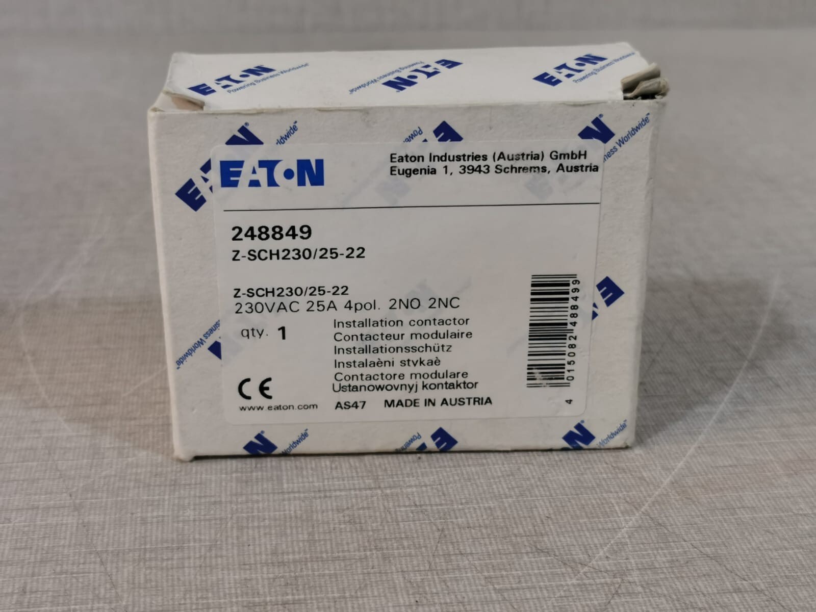 Eaton Z-SCH230/25-22 Eaton Z-SCH230/25-22 Installation Contactor 2