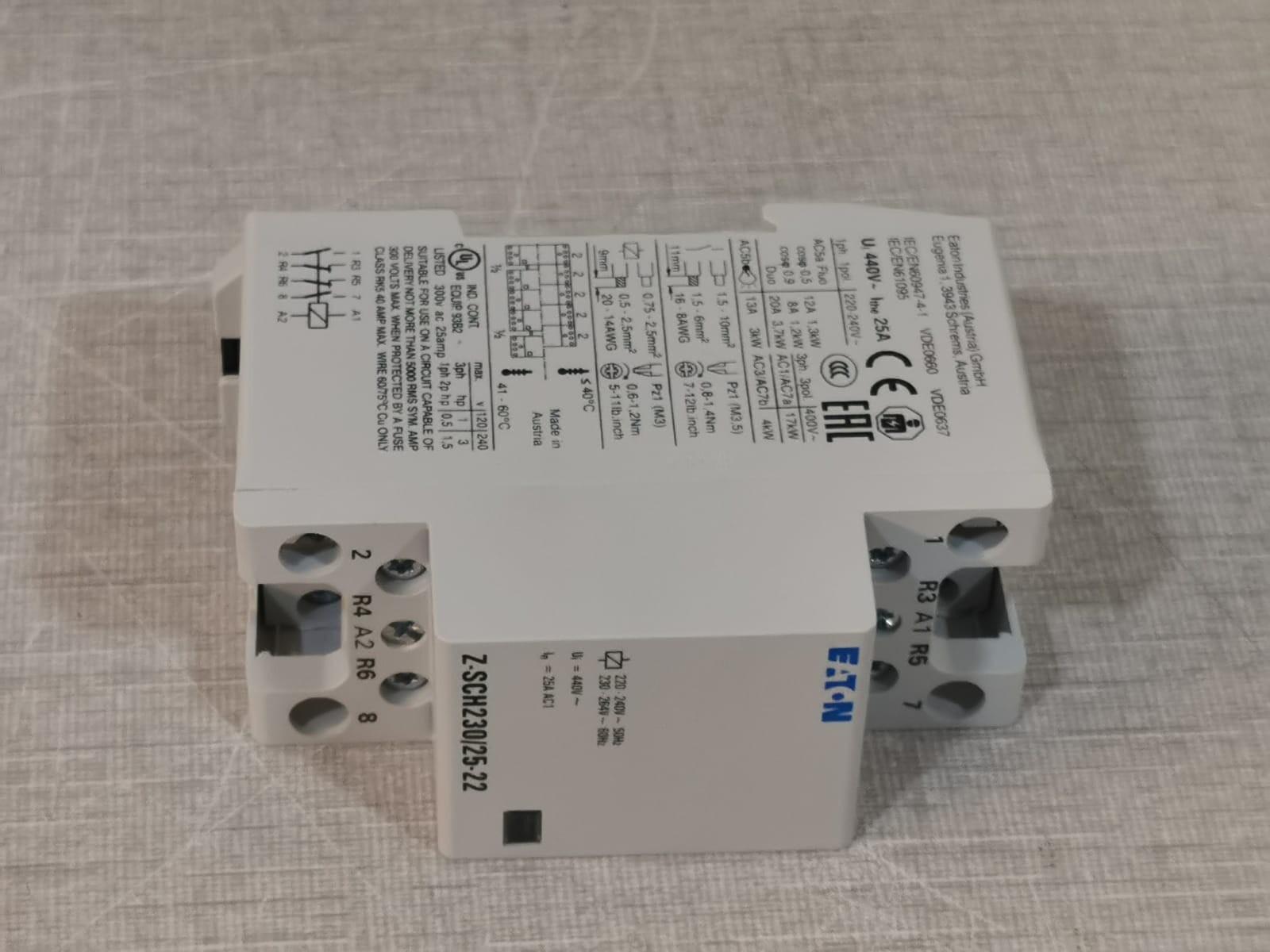 Eaton Z-SCH230/25-22 Eaton Z-SCH230/25-22 Installation Contactor 10