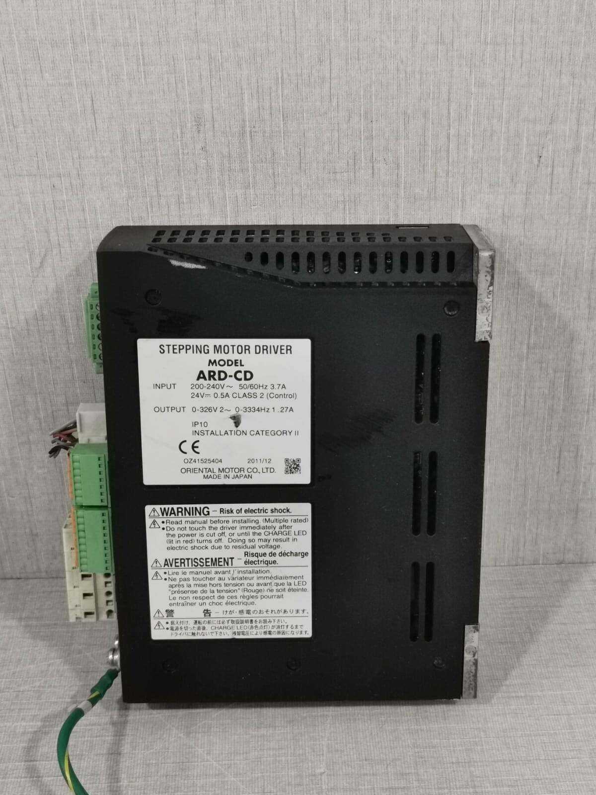 Oriental Motor ARD-CD ORIENTALMOTOR ARD-CD 200-240V INPUT /0-326V OUTPUT STEPPING MOTOR DRIVER 4