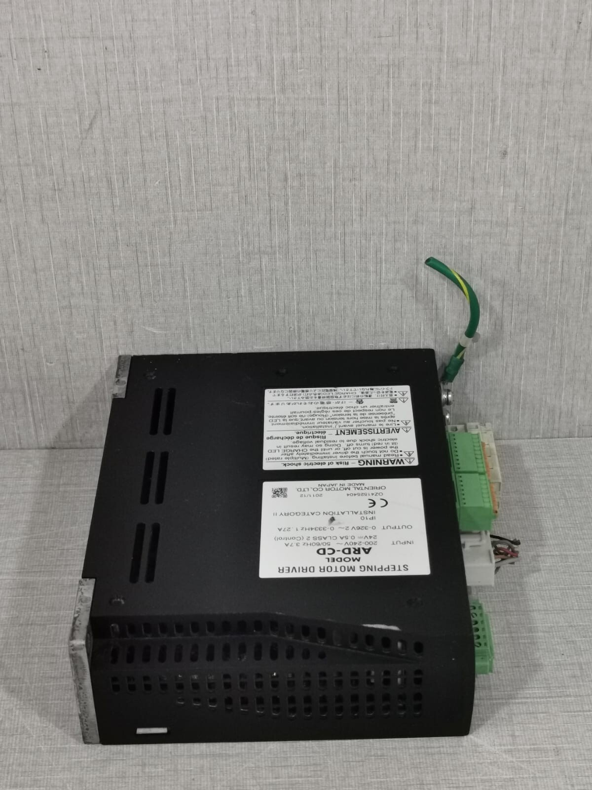 Oriental Motor ARD-CD ORIENTALMOTOR ARD-CD 200-240V INPUT /0-326V OUTPUT STEPPING MOTOR DRIVER 7