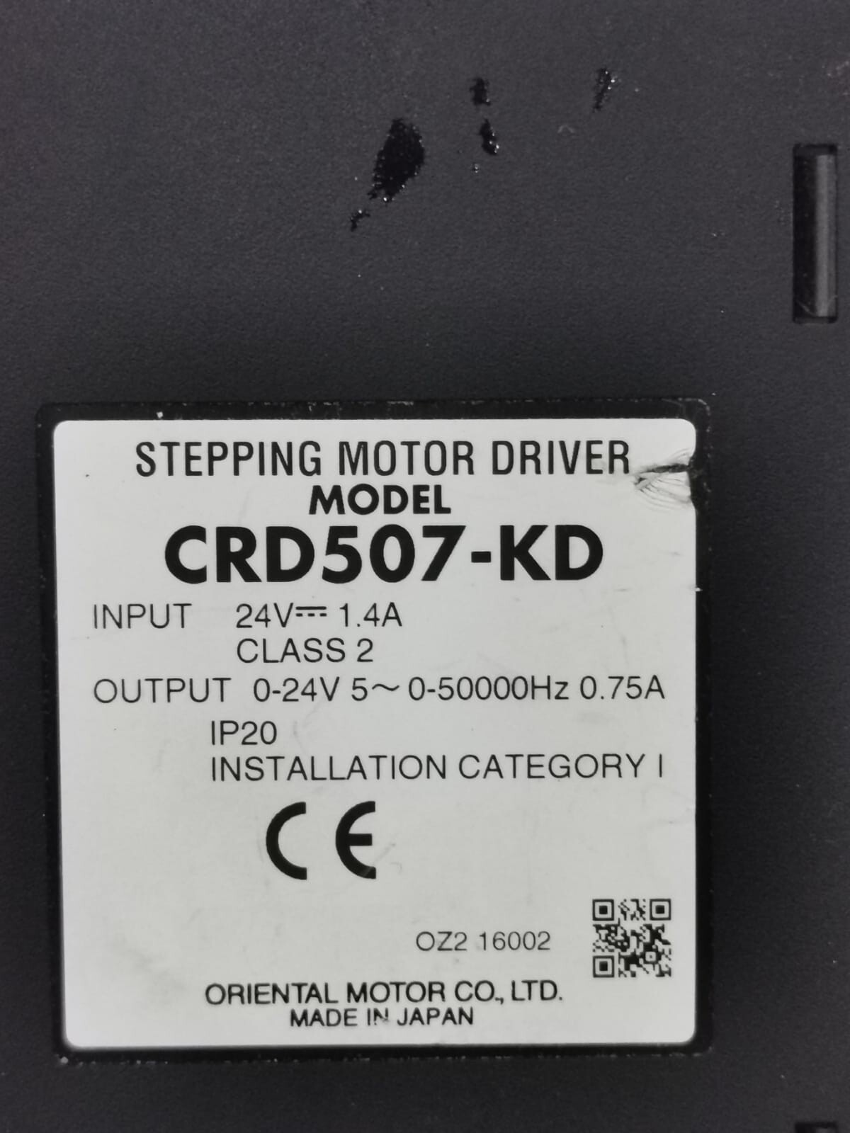 Oriental Motor CRD507-KD ORIENTAL MOTOR CRD507-KD STEPPING MOTOR DRIVER 2