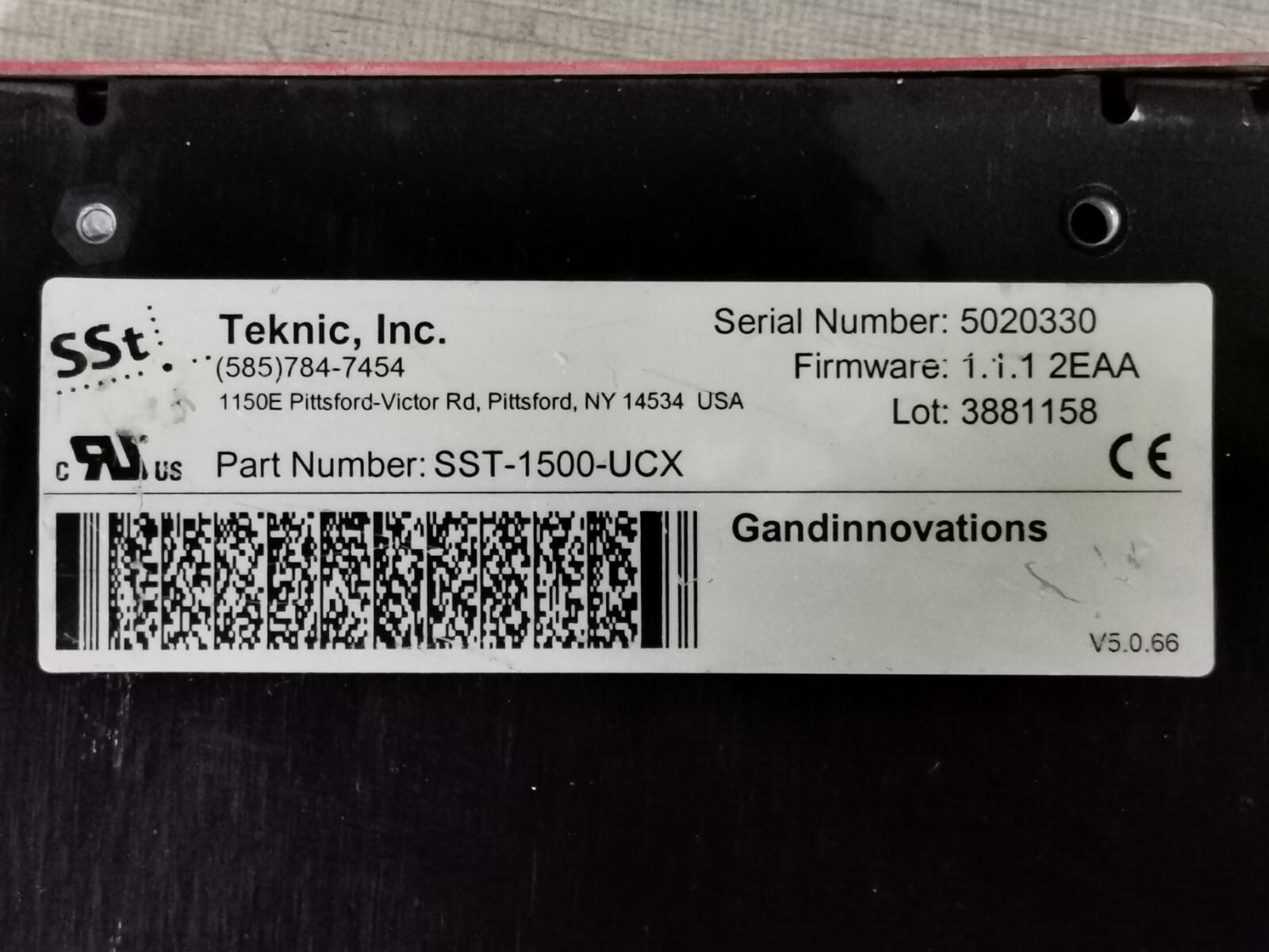 Teknic SST-1500-UCX TEKNIC SST-1500-UCX SERVO DRIVE 2