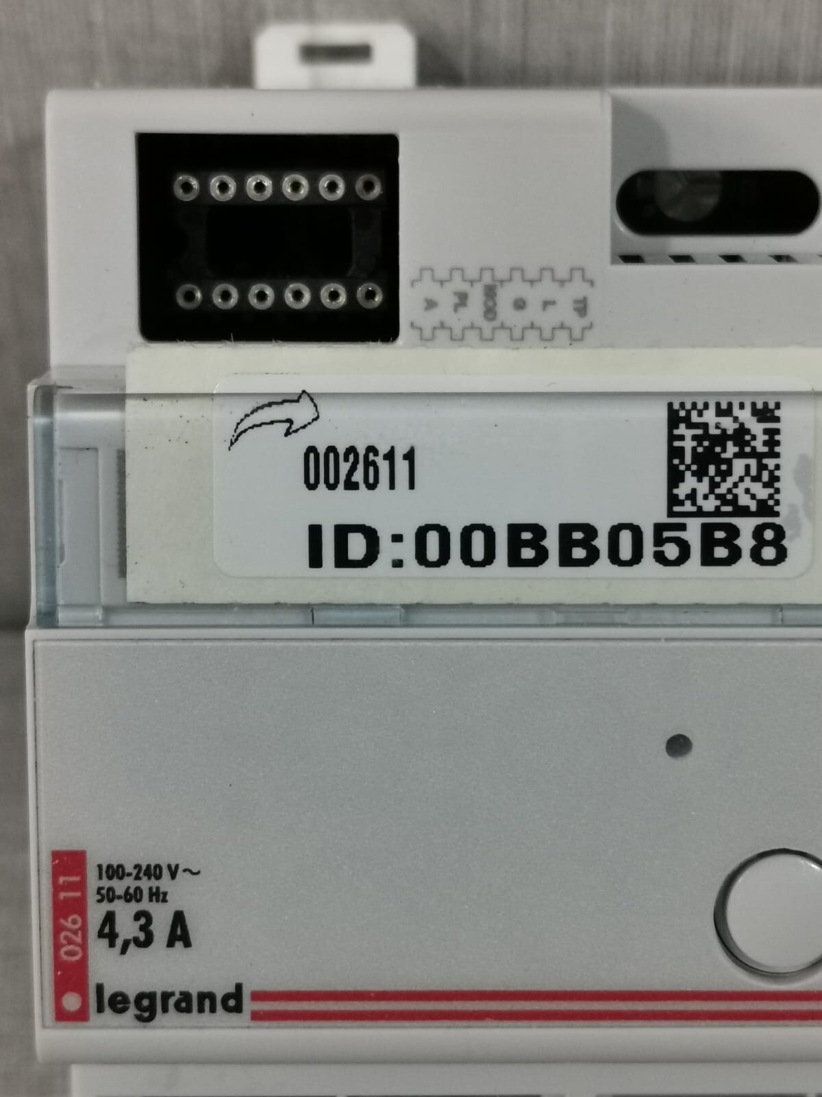 Legrand 026 11 LEGRAND 026 11 DIN- DIMMER SWITCH 4,3A- 10-240V 5