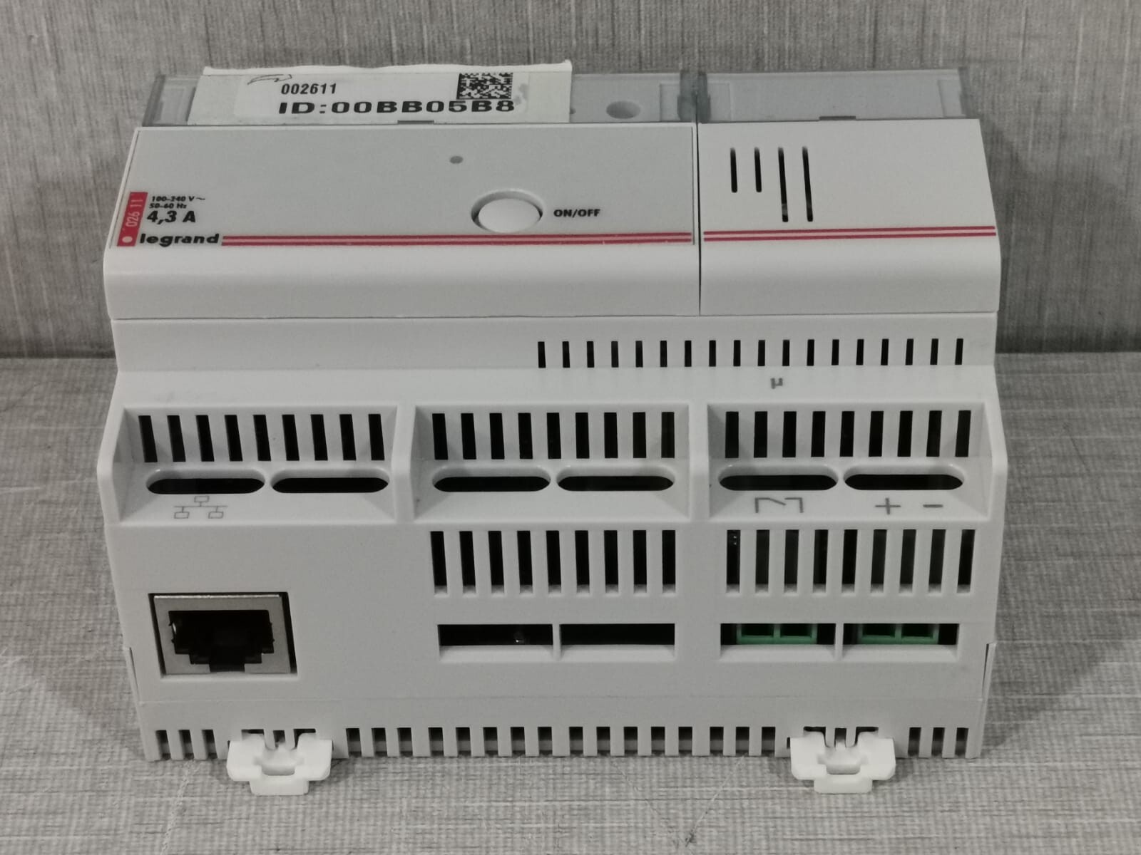 Legrand 026 11 LEGRAND 026 11 DIN- DIMMER SWITCH 4,3A- 10-240V 9