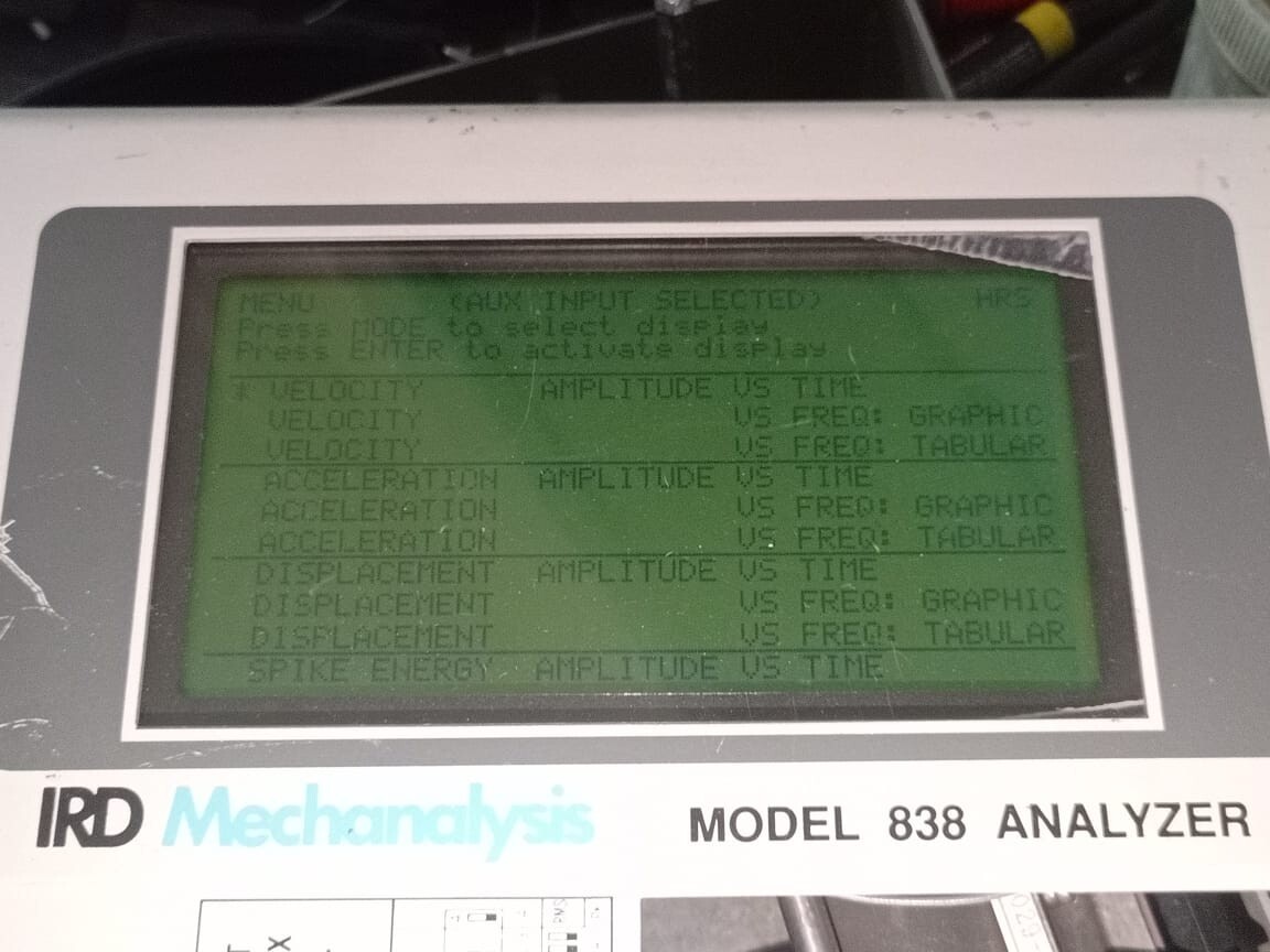 IRD 838 IRD Mechanalysis Model 838 Analyzer 7