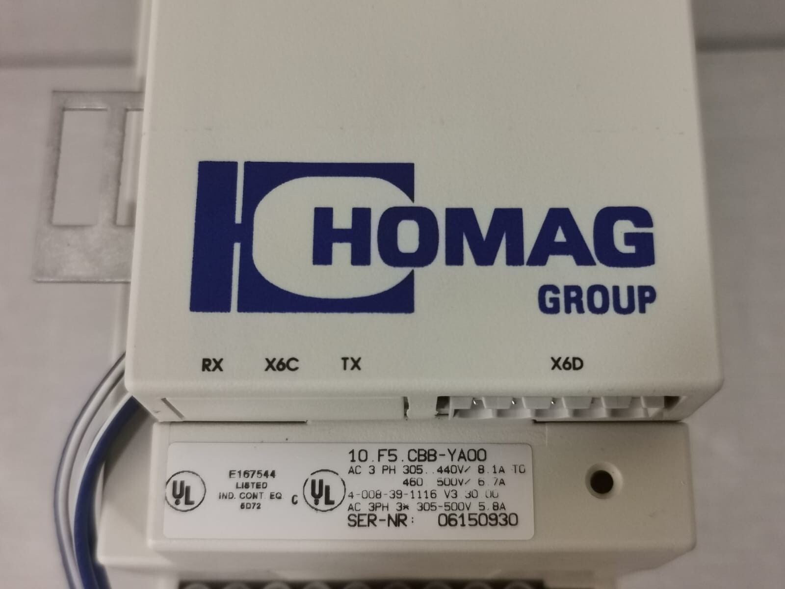 HOMAG 10F5CBB-YA00 HOMAG F5 10F5CBB-YA00 V3.00.10 INVERTER 2.2 KW 2
