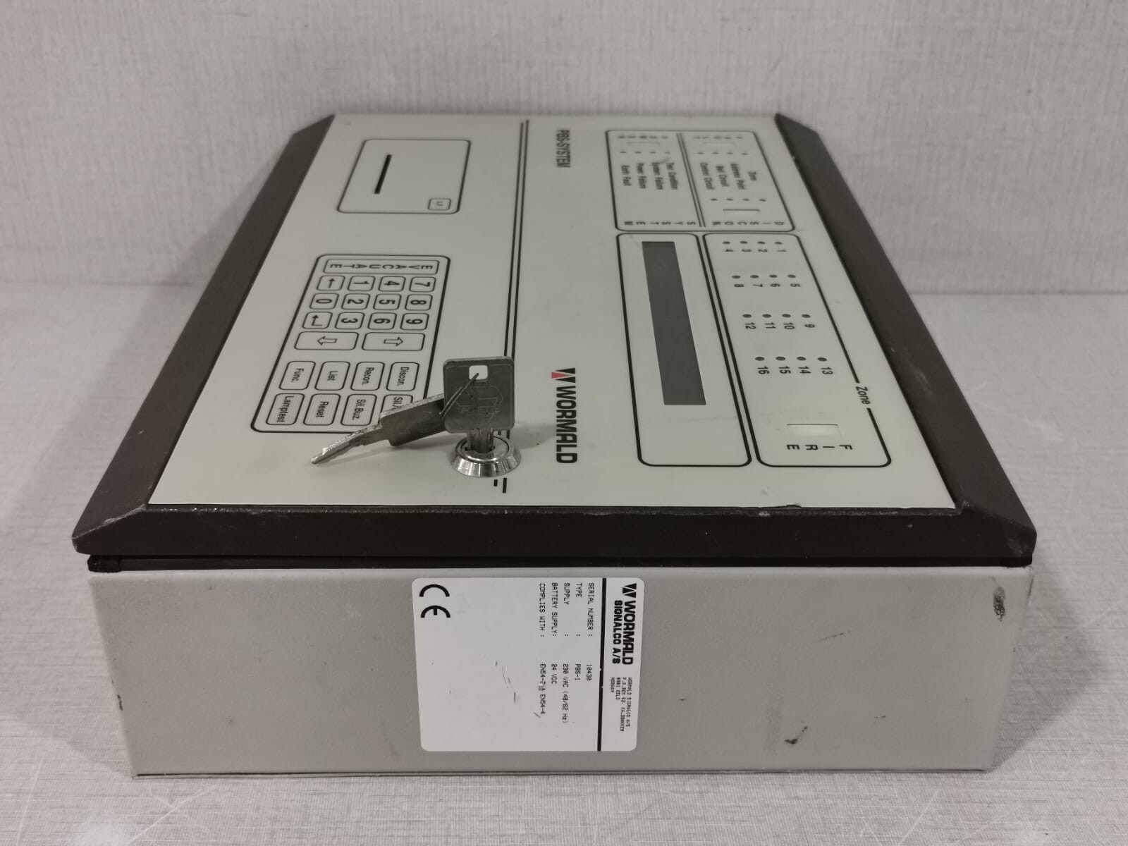 WORMALD 1011.201 WORMALD-SIGNALCO A/S 1011.201 VER.6 PBS-SYSTEM 2