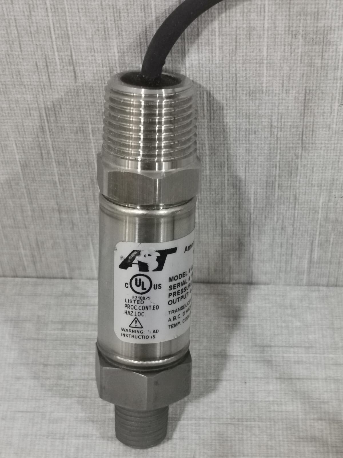 AST AST4300A00300P4L0000 AST AST4300A00300P4L0000 -0 TO 300 PSI NON-INCENDIVE PRESSURE TRANSMITTER 2