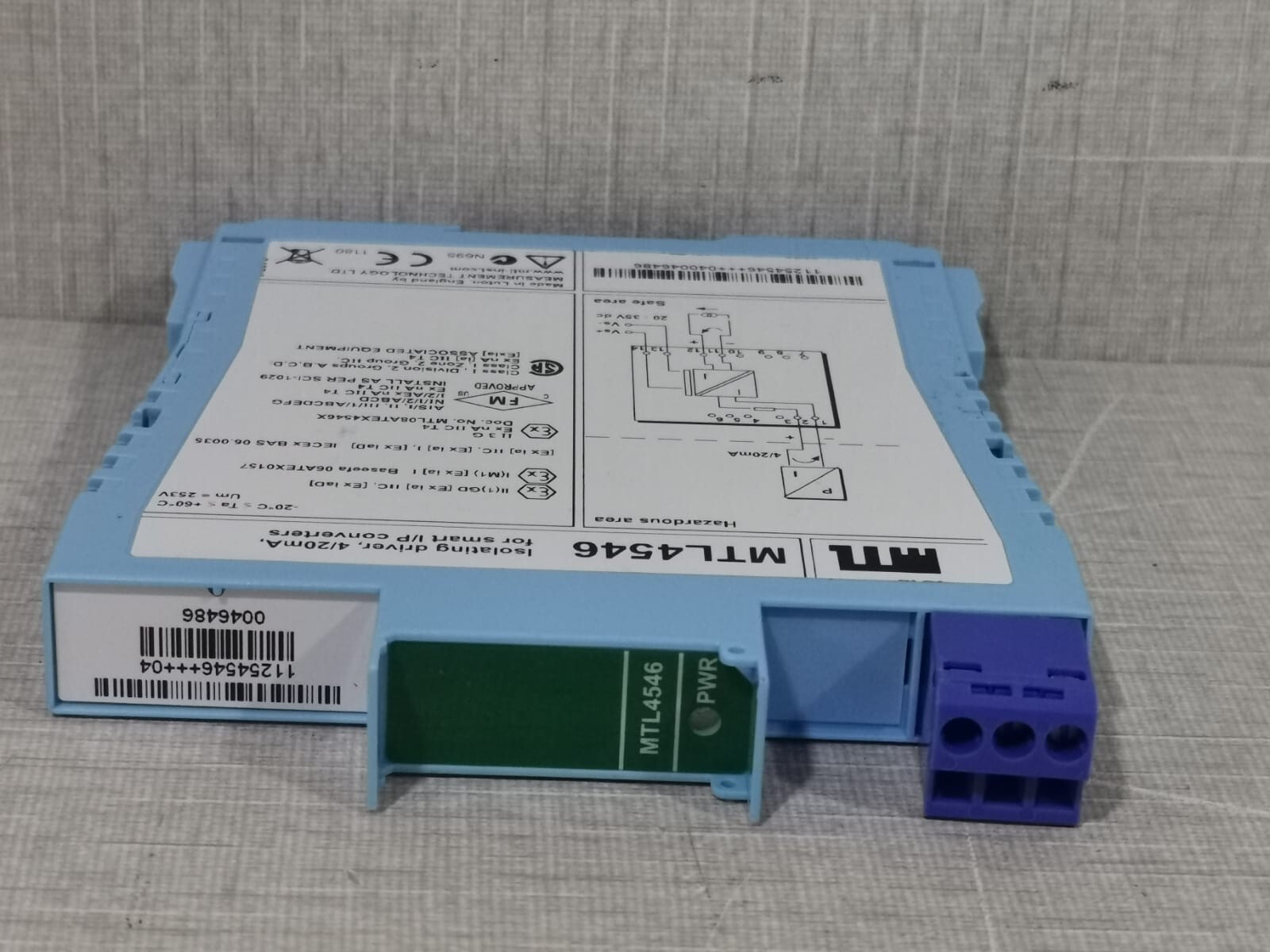 MTL MTL4546 MTL4546 ISOLATING DRIVER MTL FOR SMART I/P CONVERTERS 4