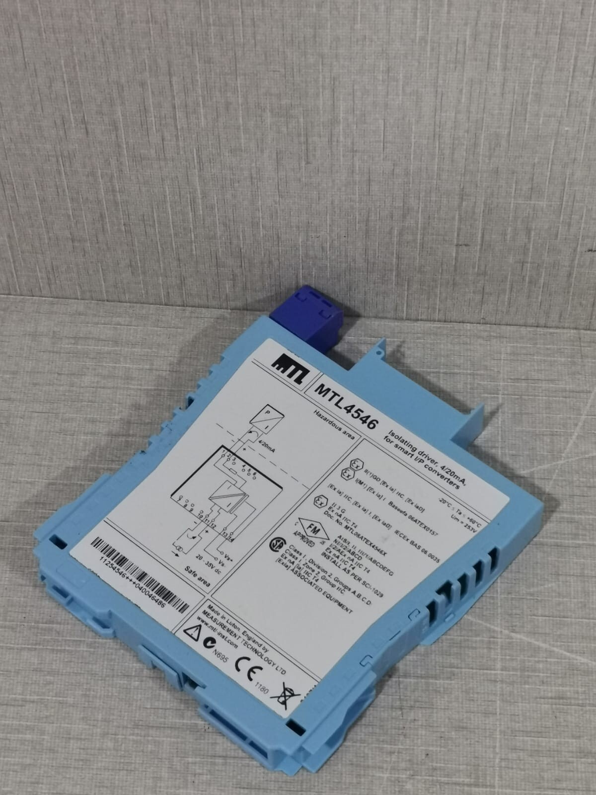 MTL MTL4546 MTL4546 ISOLATING DRIVER MTL FOR SMART I/P CONVERTERS 9