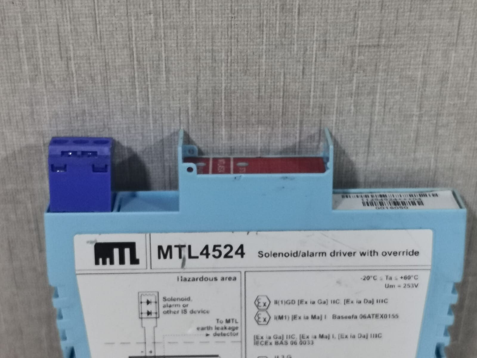 MTL MTL4524 MTL4524 SOLENOID/ALARM DRIVER WITH OVERRIDE 2