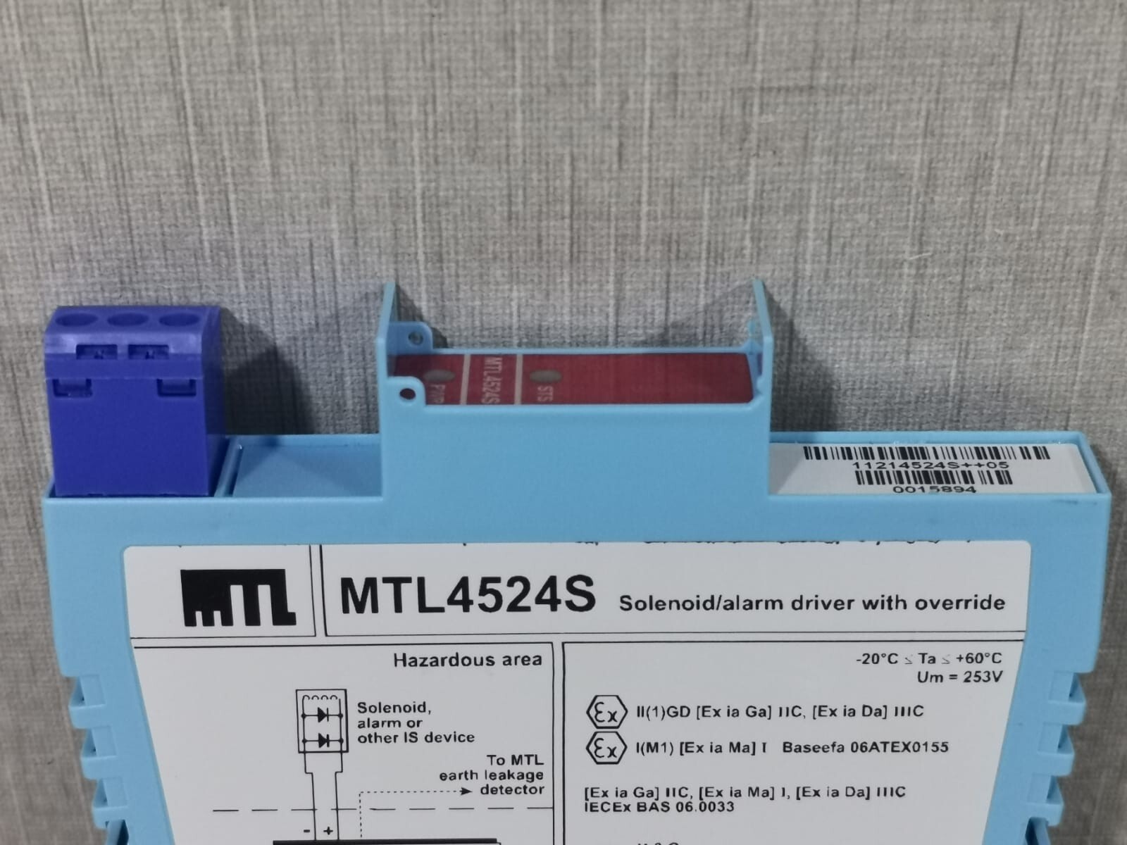 MTL MTL4524S MTL4524S SOLENOID/ALARM DRIVER WITH OVERRIDE 2
