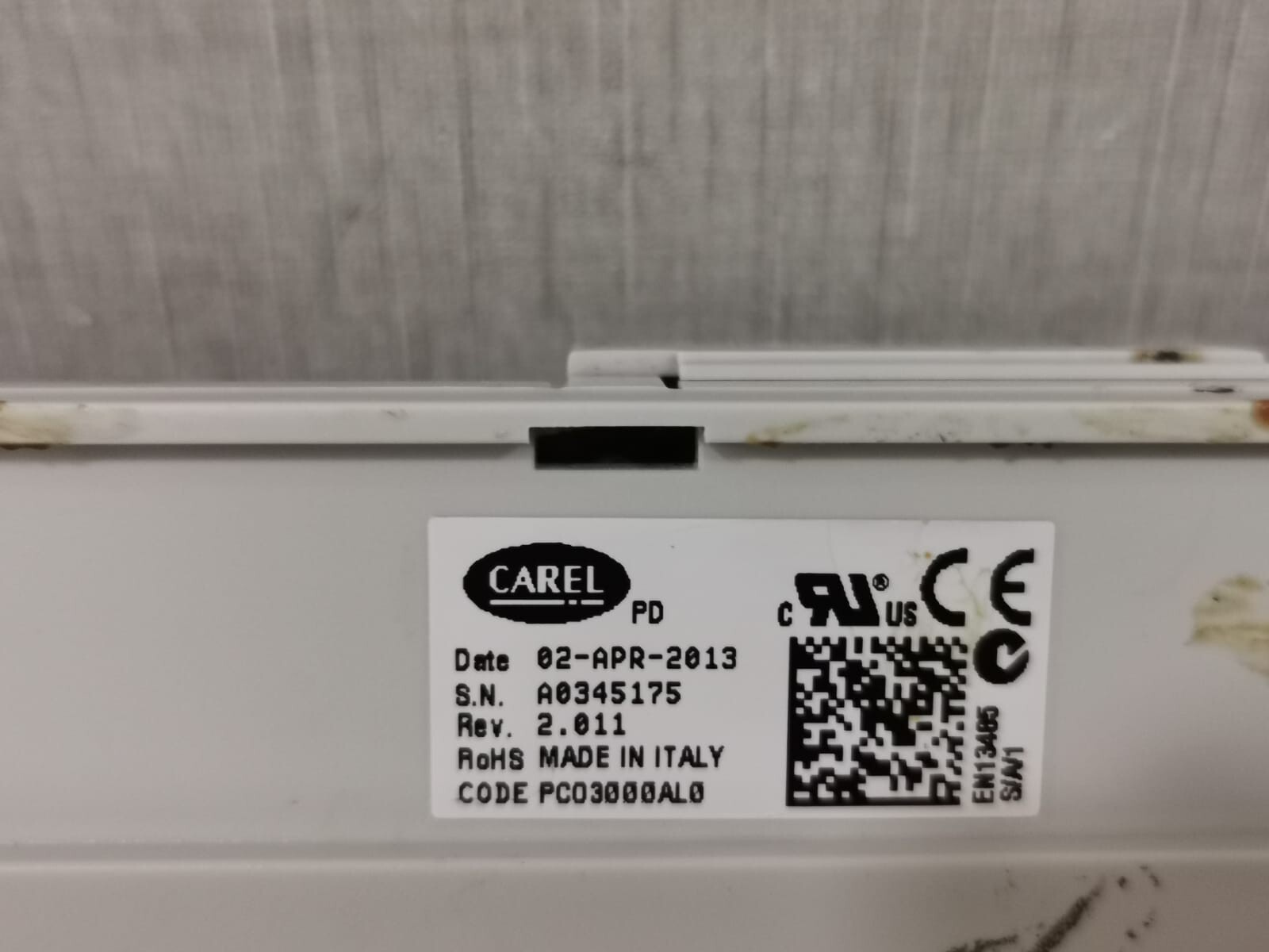 Carel PCO3000AL0 CAREL PCO3000AL0 REV..2.011 PLC CONTROLLER- LOOSEN CASE 4