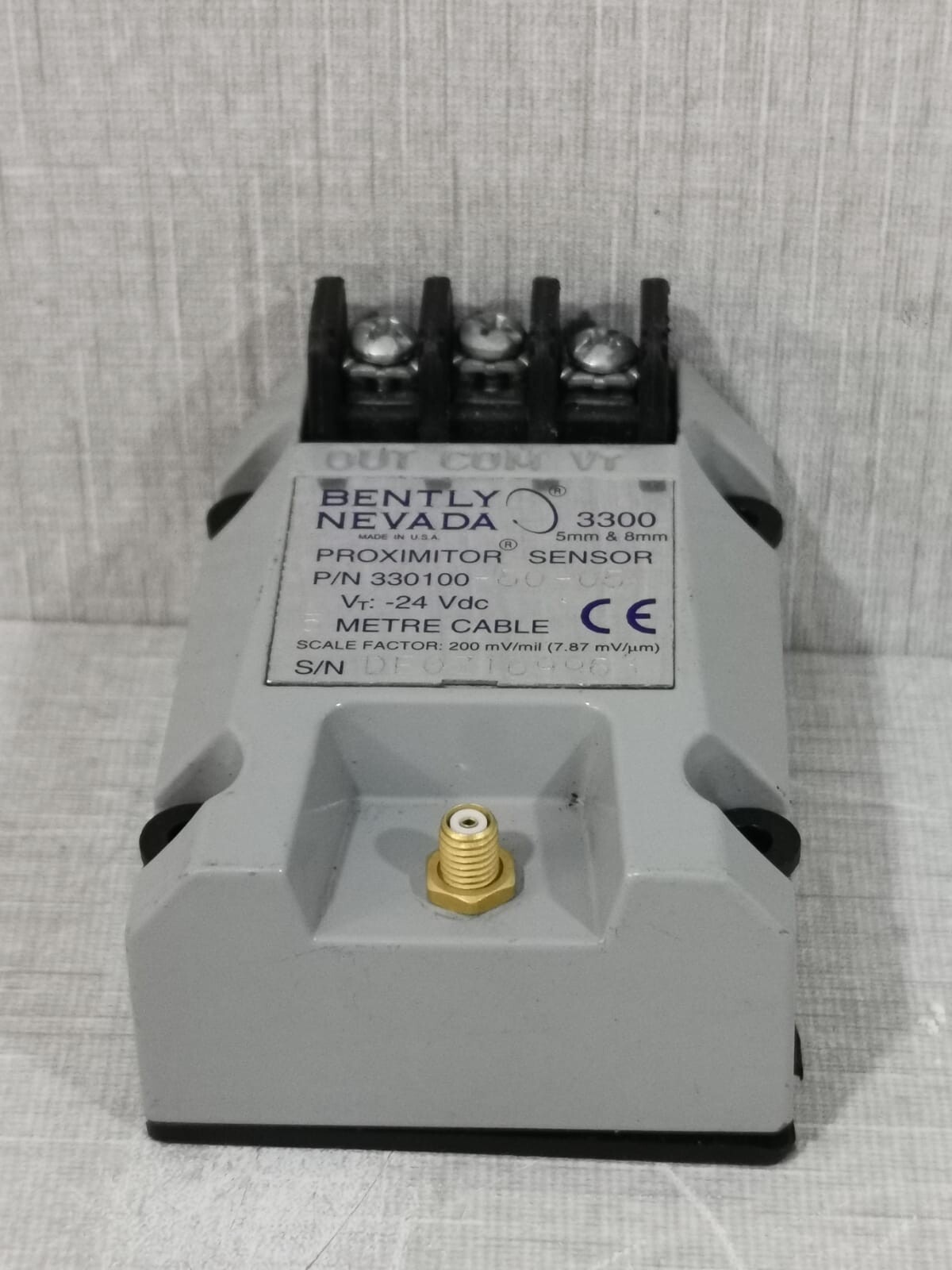 Bently Nevada BENTLY-NEVADA-3300 BENTLY NEVADA 3300 / 330100 PROXIMITOR SENSOR 5MM & 8MM 7