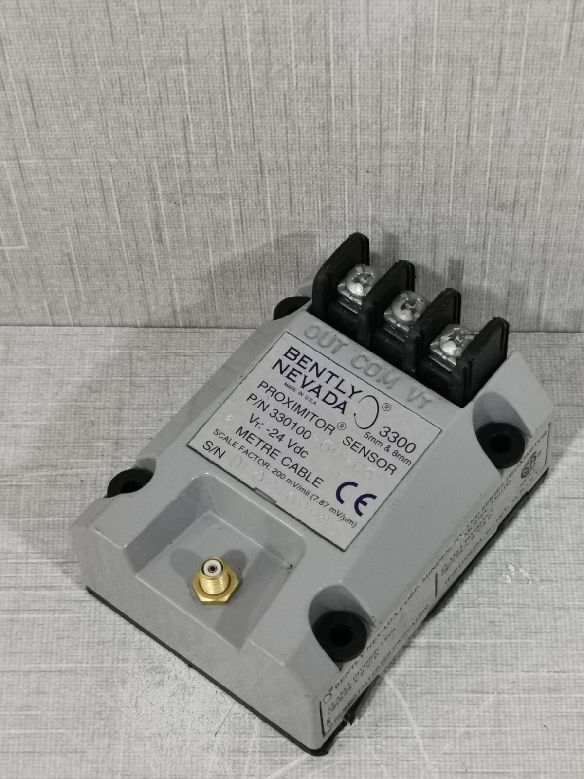 Bently Nevada BENTLY-NEVADA-3300 BENTLY NEVADA 3300 / 330100 PROXIMITOR SENSOR 5MM & 8MM 9