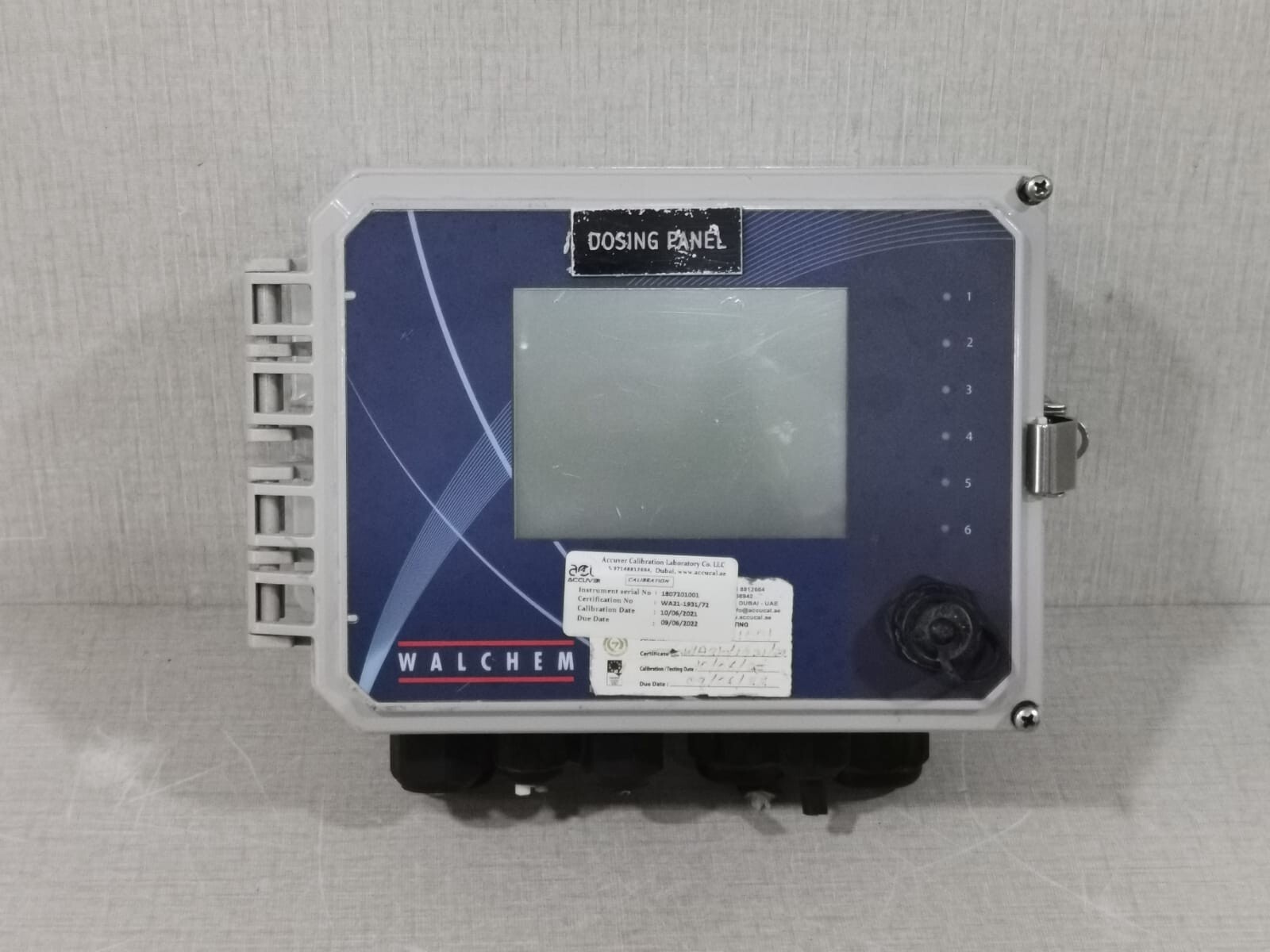 Walchem Iwaki WDS600HSSNM-NN Walchem Iwaki WDS600HSSNM-NN Disinfection Controller W600 Water Treatment 8