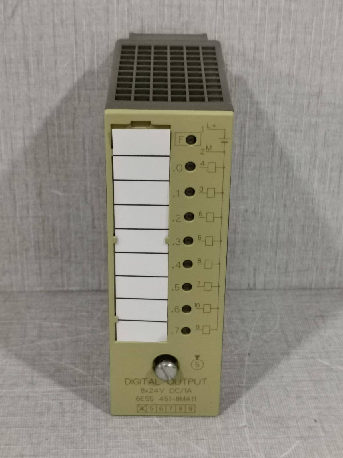 Siemens 451-8MA11 SIEMENS SIMATIC S5 6ES5 451-8MA11 DIGITAL OUTPUT MODULE 5