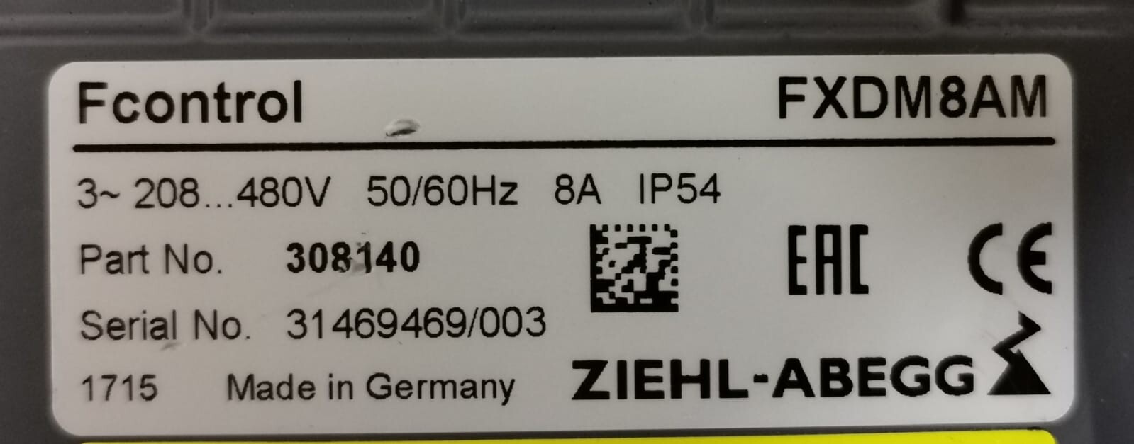 ZIEHL-ABEGG FXDM8AM ZIEHL-ABEGG FControl FXDM8AM Frequency Inverters 2