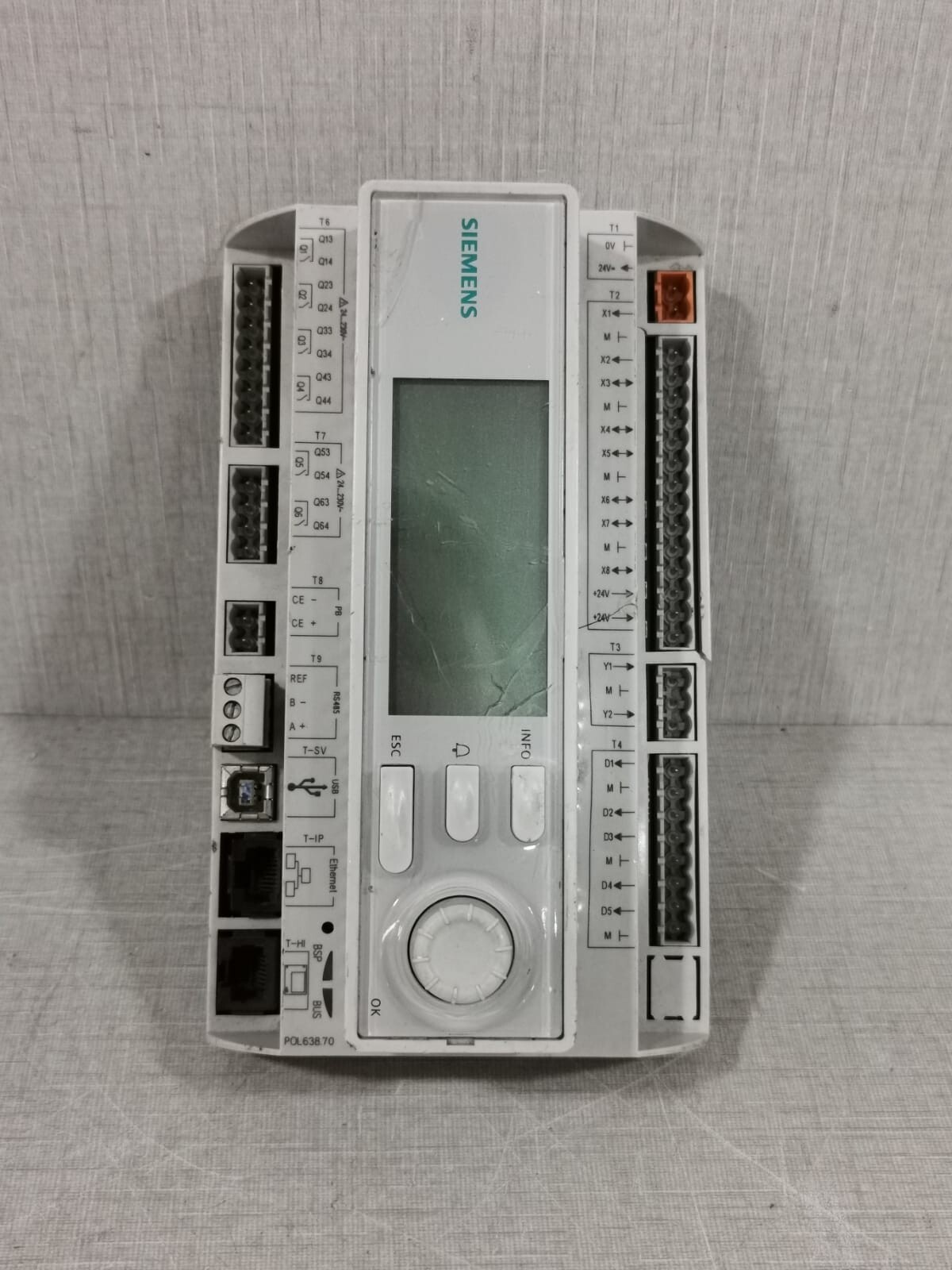 Siemens POL638.70/STD SIEMENS POL638.70/STD CONTROLLER 24VAC/DC 7