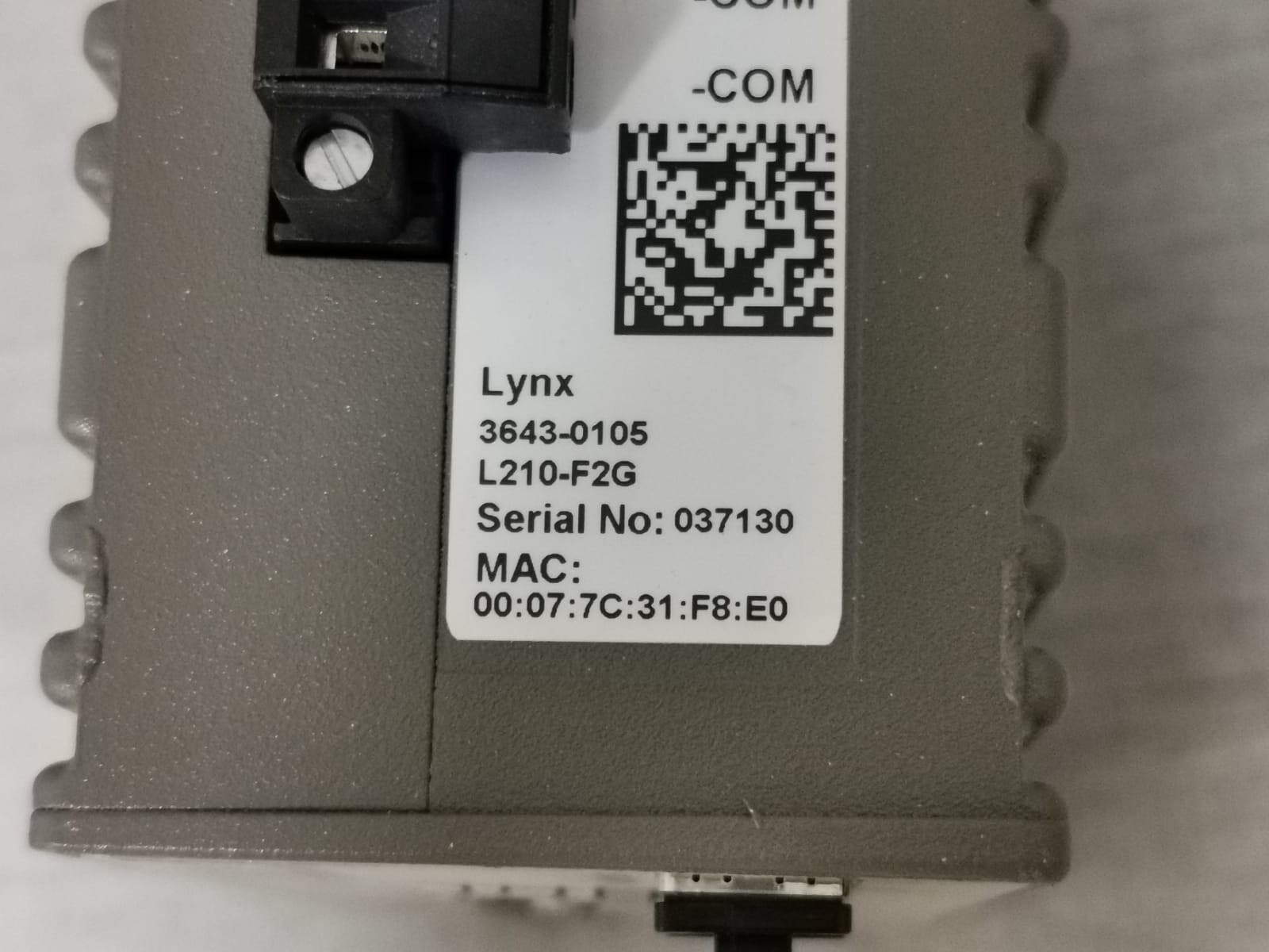 WESTERMO 3643-0105 WESTERMO L210-F2G ETHERNET SWITCH 3643-0105 L210F2G 6