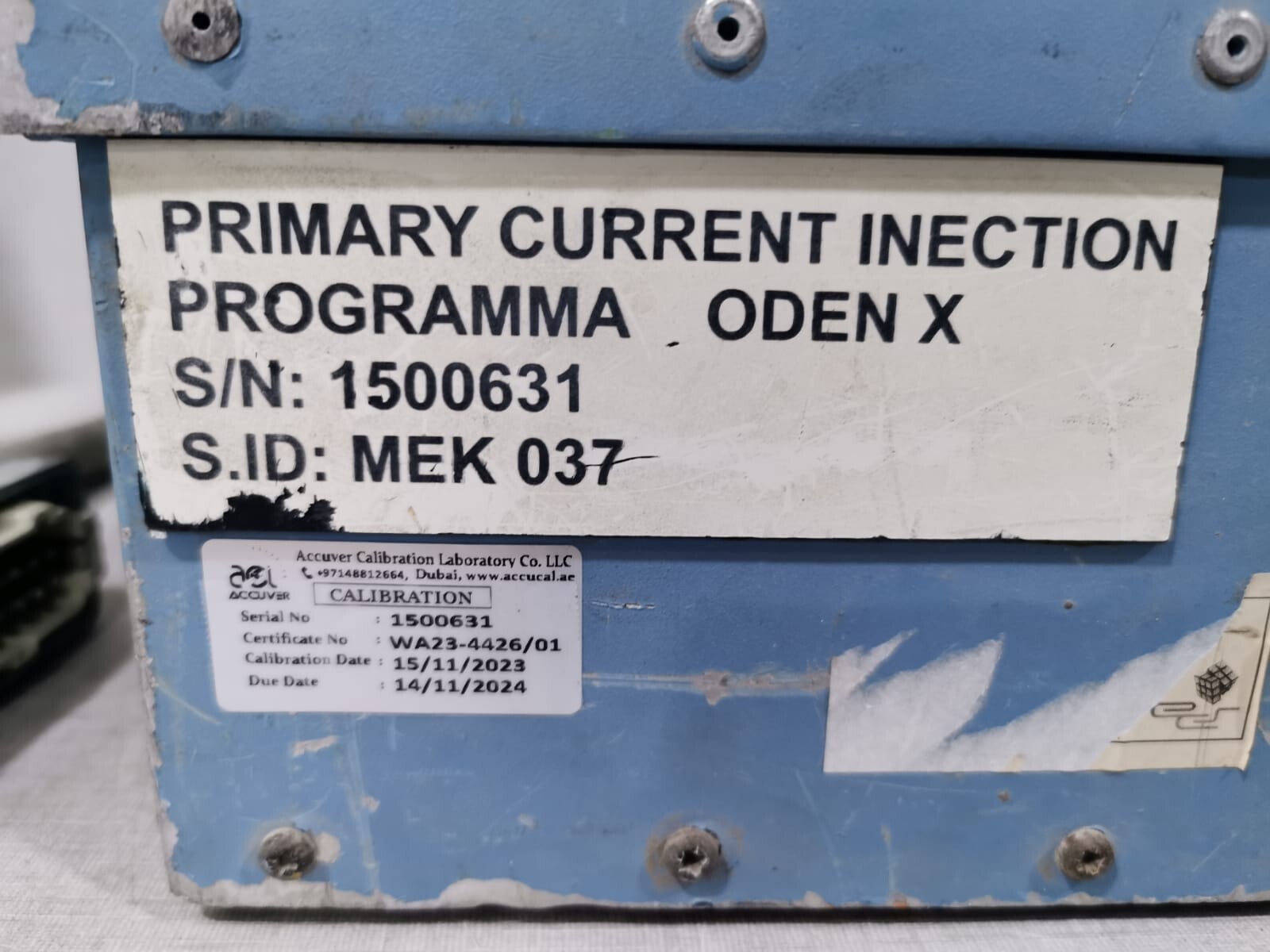 Programma ODEN X Programma ODEN X Primary Current Injection Test System - CALIBRATED 2