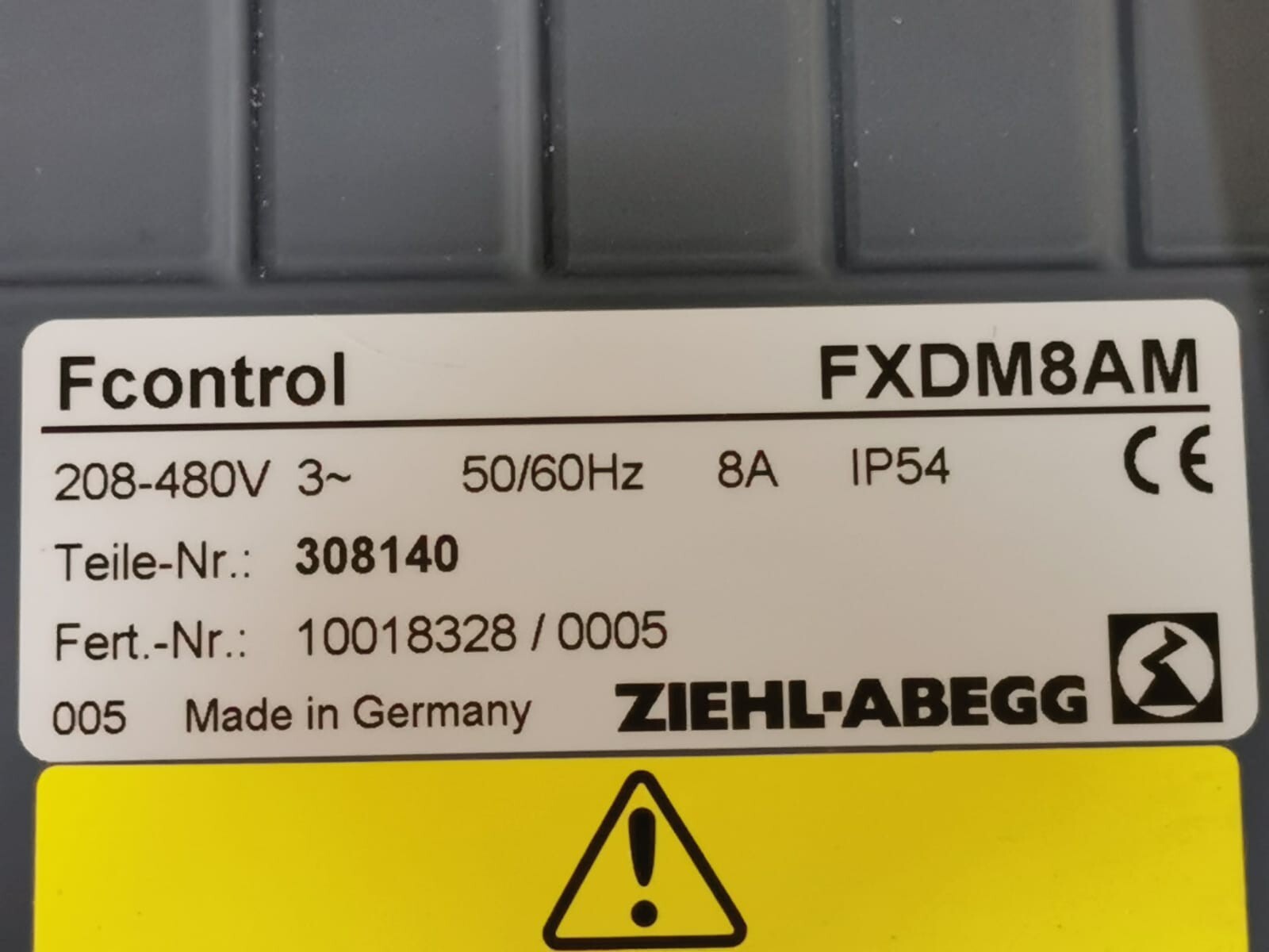 ZIEHL-ABEGG FXDM8AM ZIEHL-ABEGG FControl FXDM8AM Frequency Inverters [other] 2
