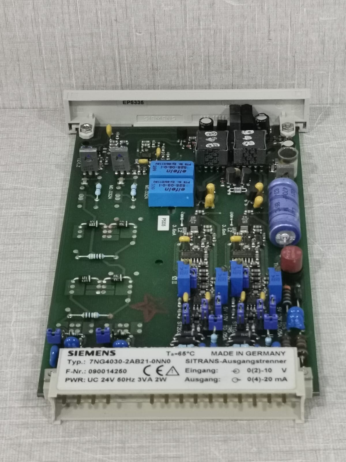 Siemens 7NG4030-2AB21-0NN0 SIEMENS 7NG4030 ~7NG4030-2AB21-0NN0 PCB CARD MODULE 5