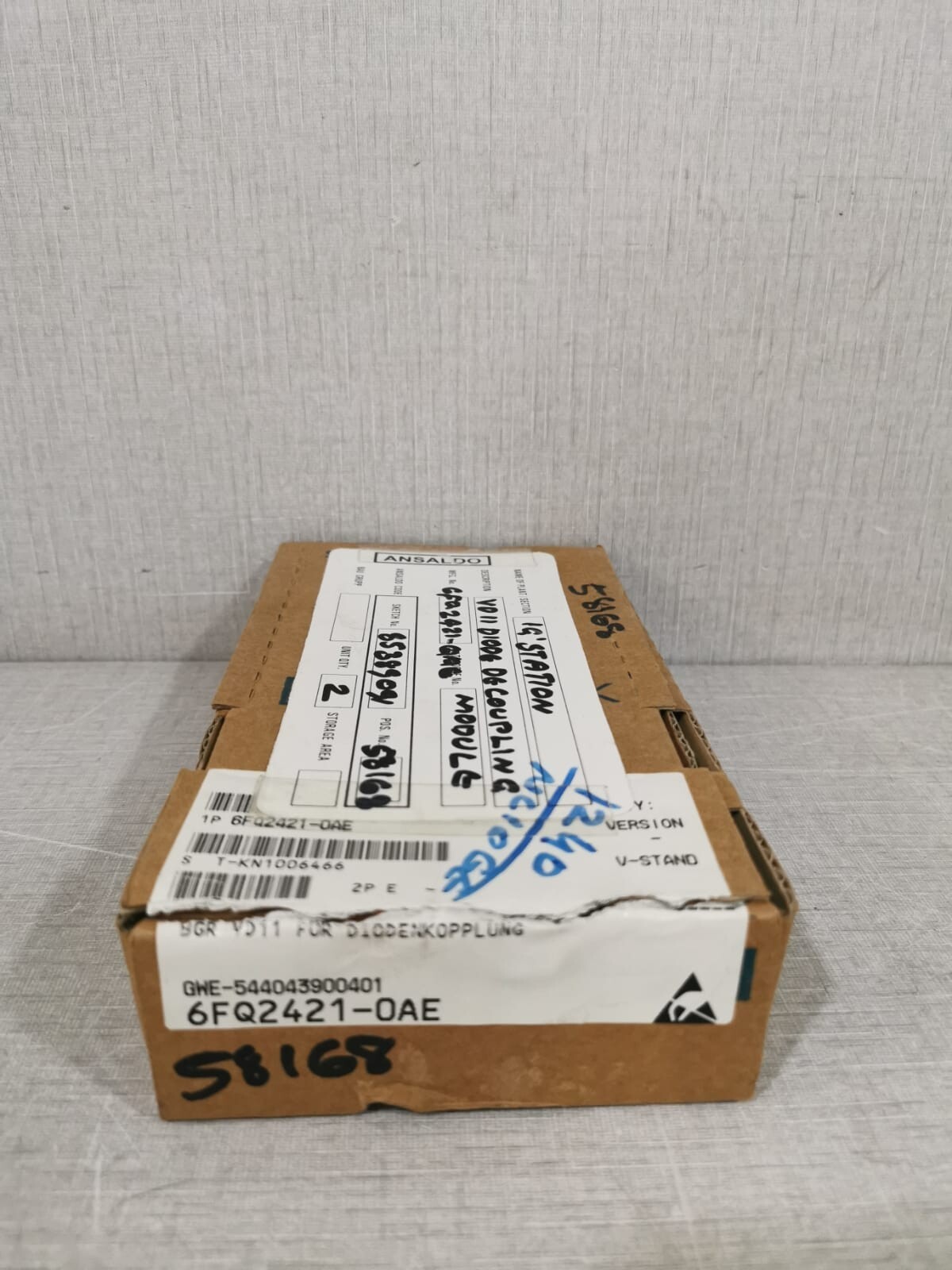 Siemens VD11/ 6FQ2421-0AE SIEMENS VD11/ 6FQ2421-0AE ISKAMATIC B POWER SUPPLY DIODE 6