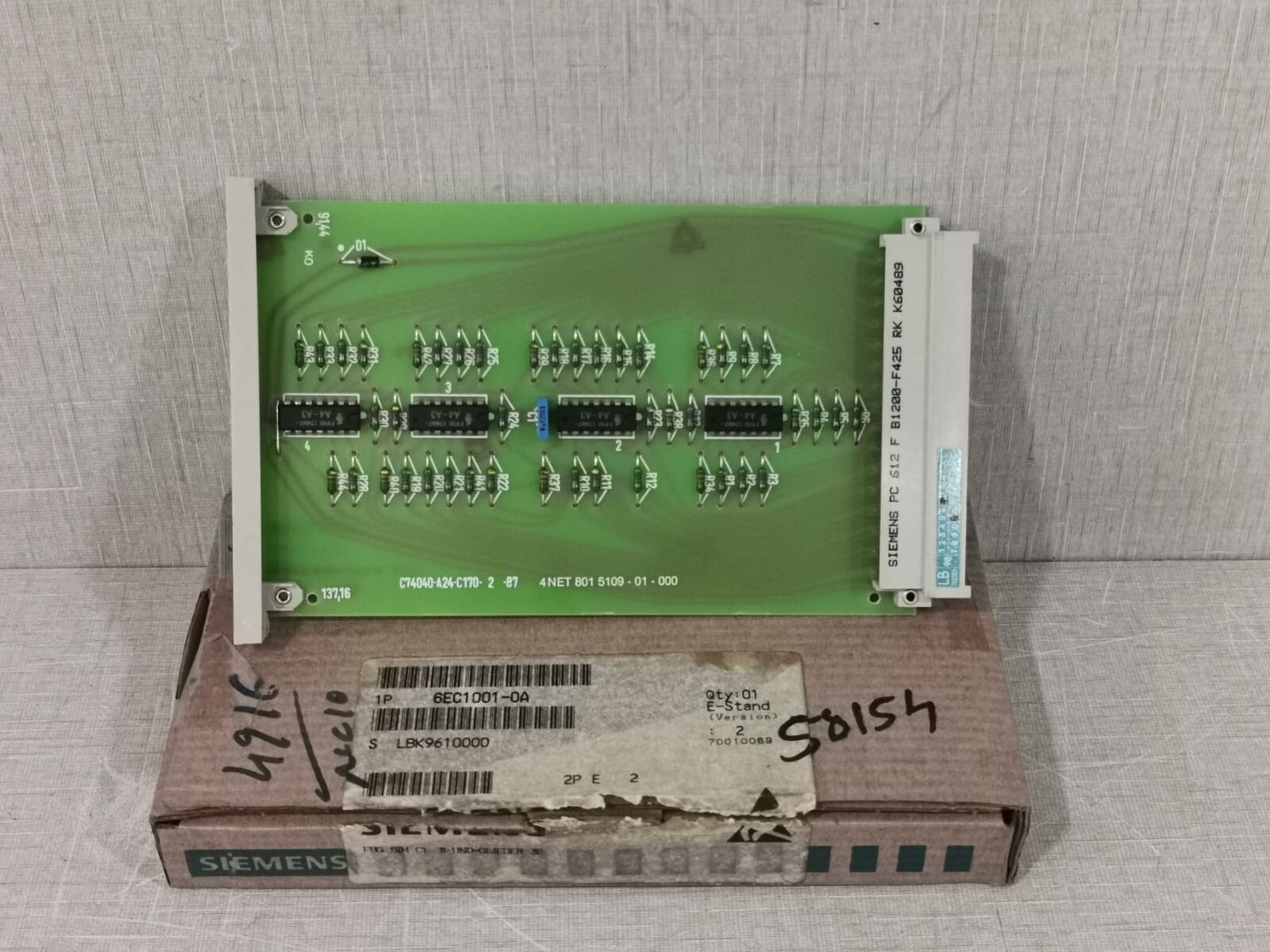 SIEMENS 6EC1001-0A SIMATIC MODULE