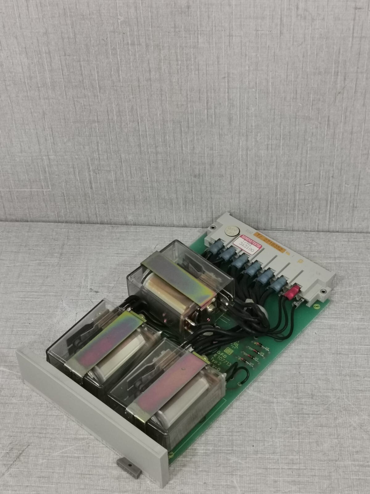 Siemens 6FP1701-0A SIEMENS ISKAMATIC B EU62/ 6FP1701-0A POWER RELAY MODULE 6