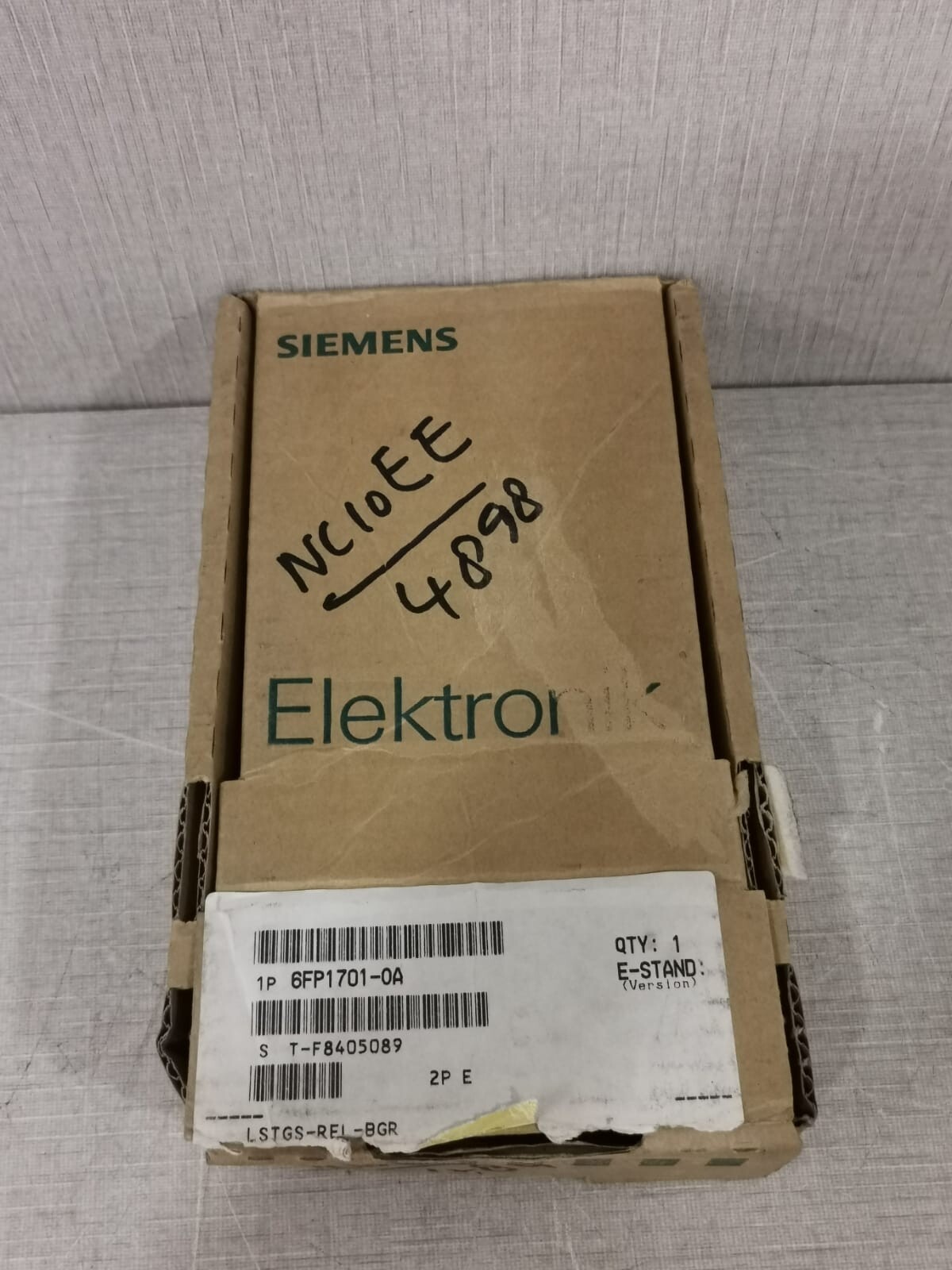 Siemens 6FP1701-0A SIEMENS ISKAMATIC B EU62/ 6FP1701-0A POWER RELAY MODULE 9