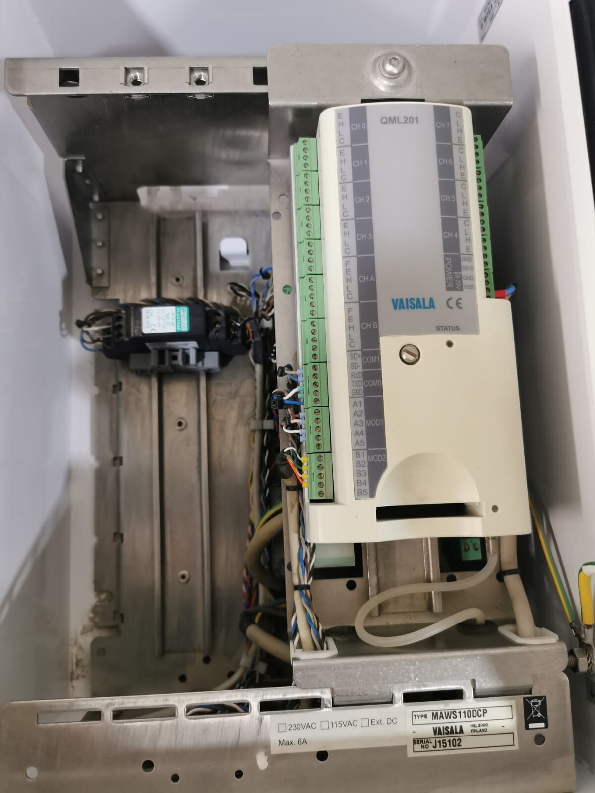 Vaisala MAWS110/MAWS110DCP Vaisala HydroMet System MAWS110/MAWS110DCP Analytical Weather Sensors Panel Box 6