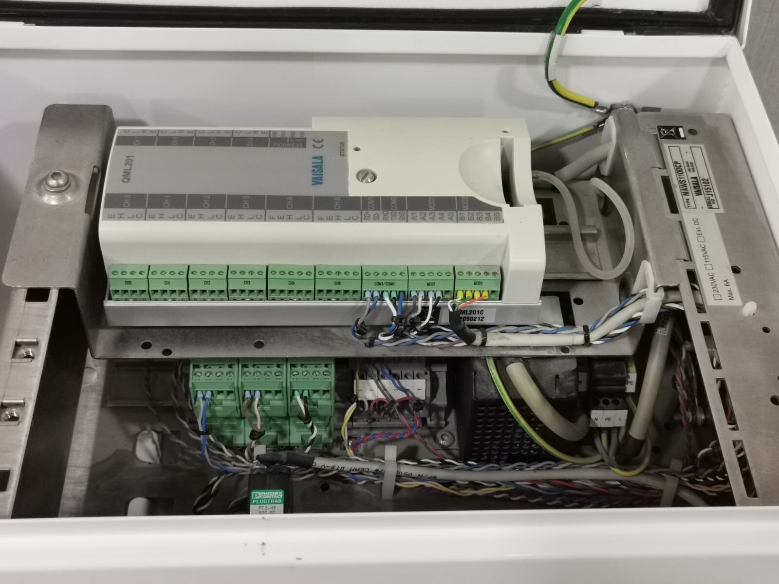 Vaisala MAWS110/MAWS110DCP Vaisala HydroMet System MAWS110/MAWS110DCP Analytical Weather Sensors Panel Box 9
