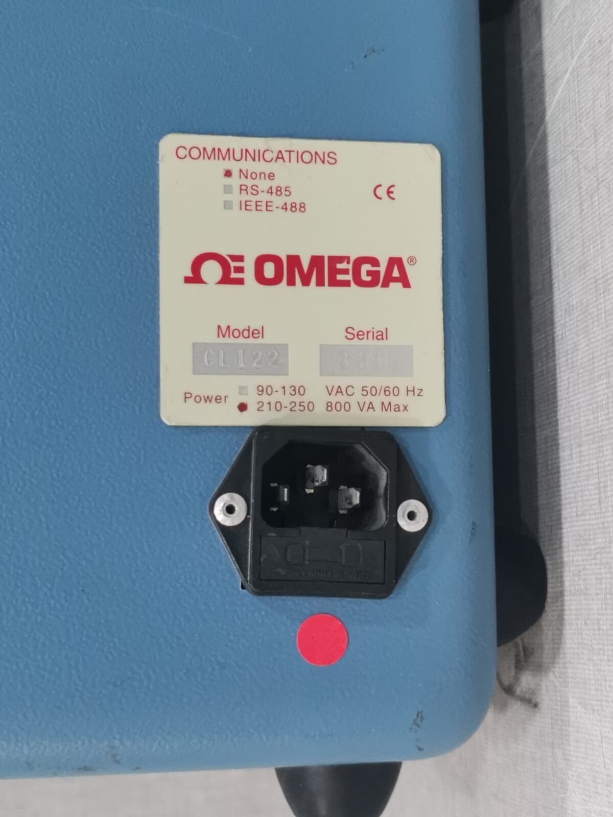 OMEGA CL122 OMEGA Model: CL122 Calibration Cool/Heat Source 8