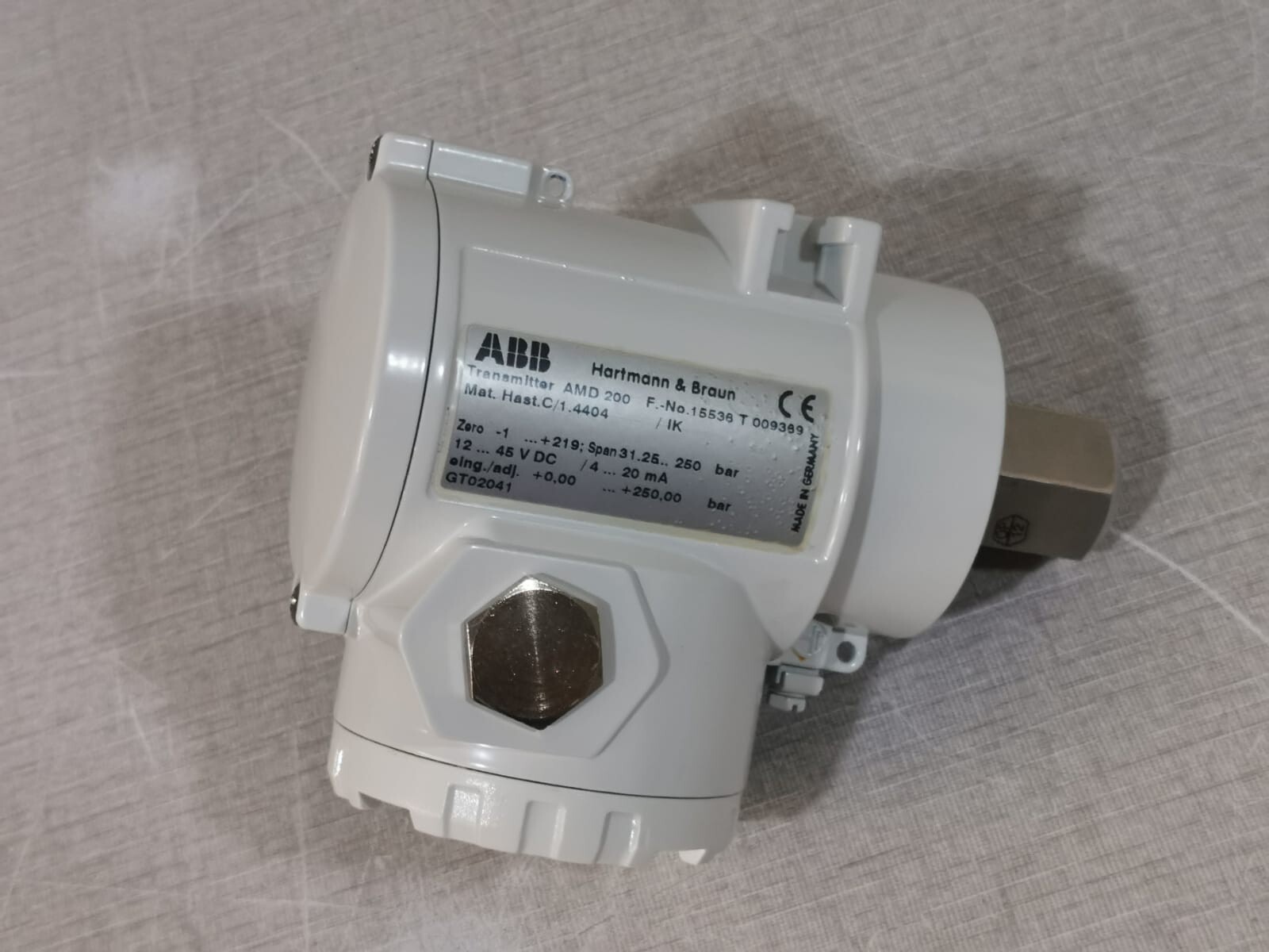 ABB AMD200 ABB Contrans P AMD200 Transmitter Pressure Gauge 4