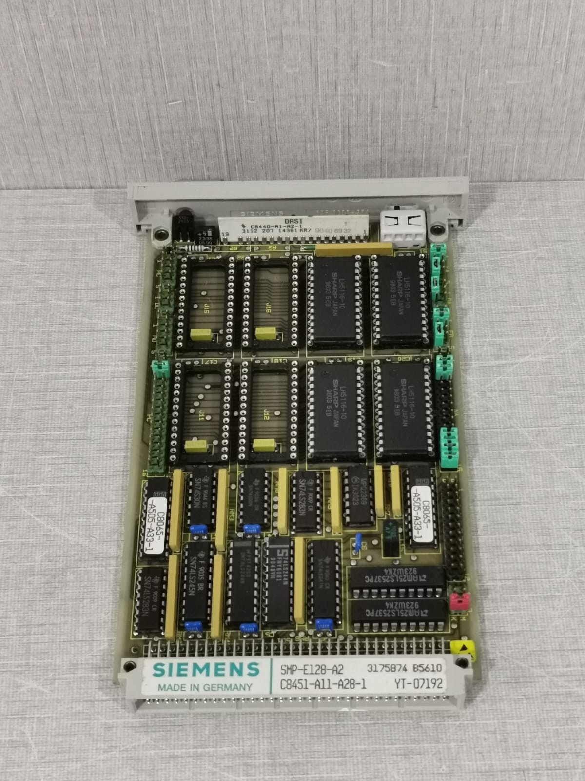 Siemens SMP-E128-A2 SIEMENS C8451-A11-A28 SICOMP SMP-E128-A2 PLC MODULE 6