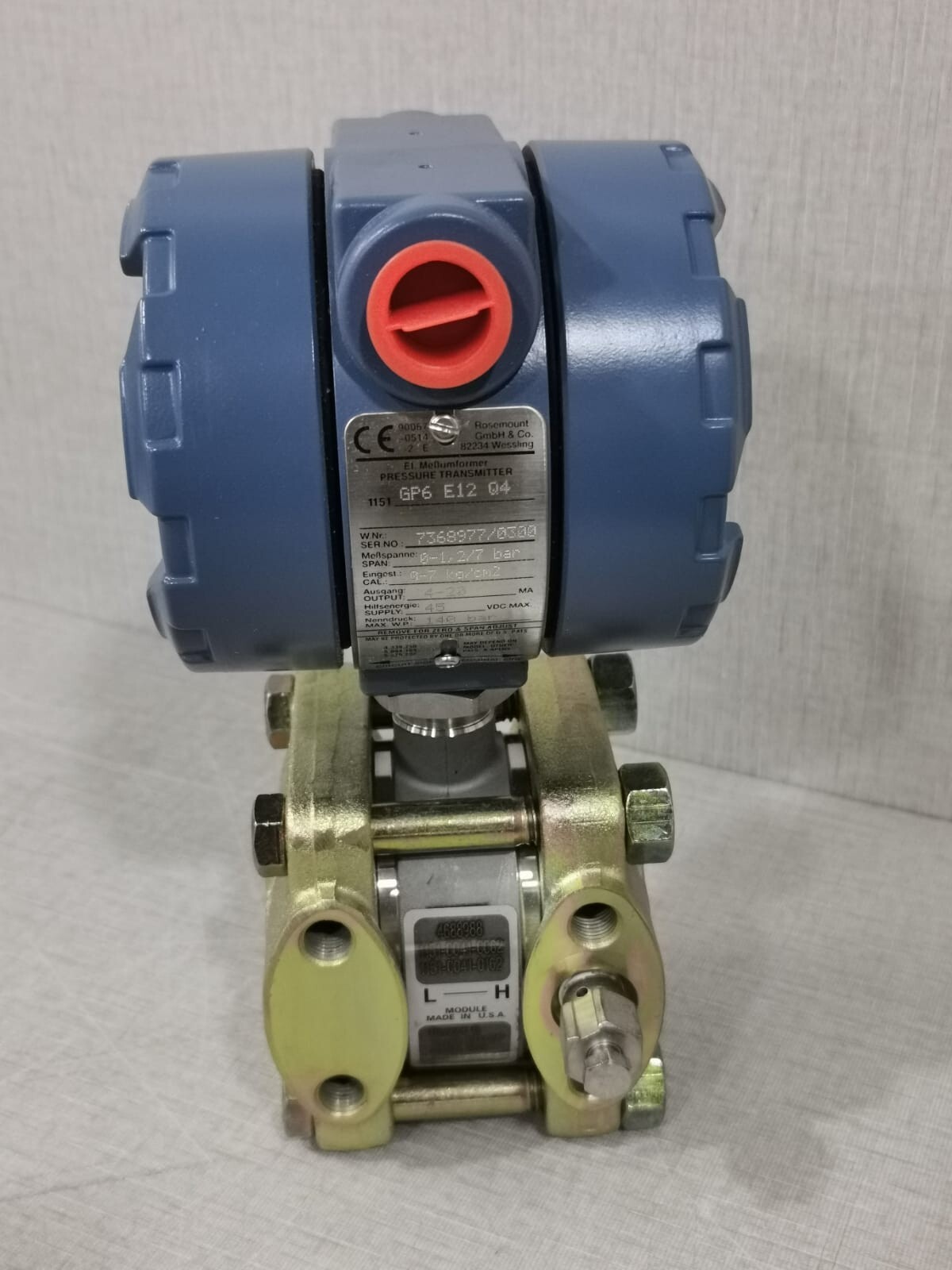 Rosemount 1151-GP6E12Q4 ROSEMOUNT 1151-GP6E12Q4 Pressure Transmitter 5