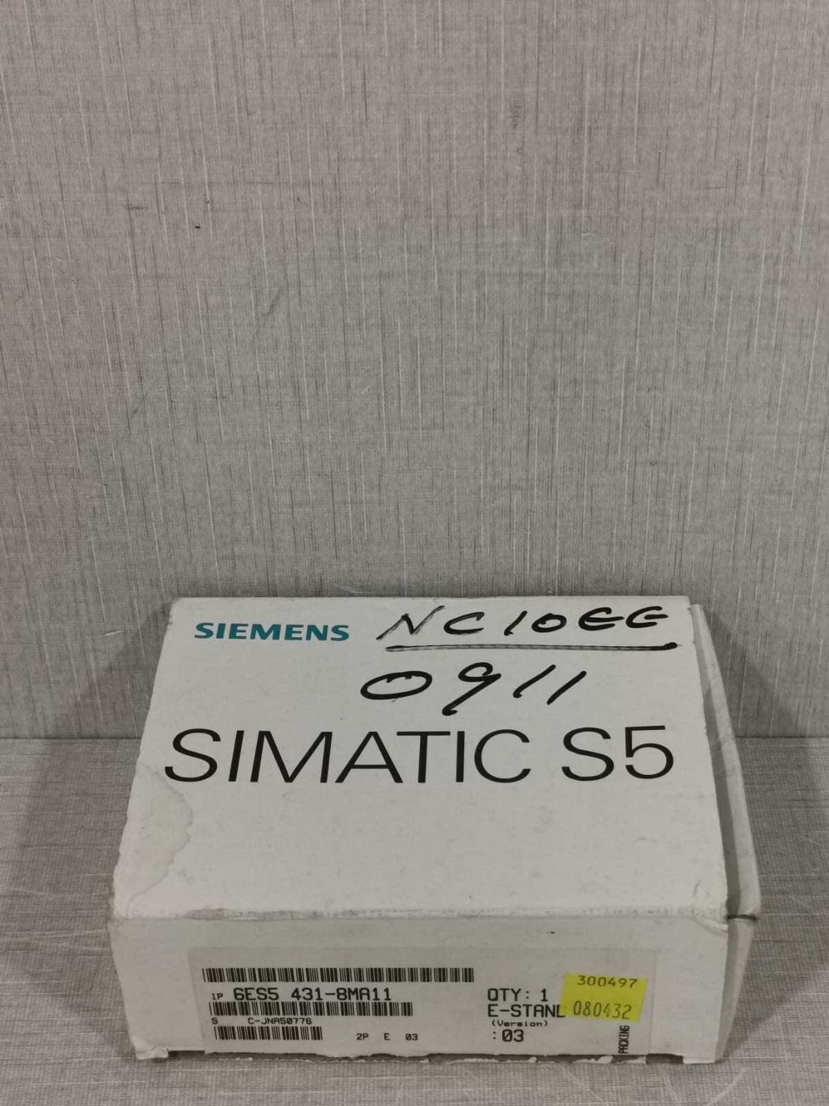 Siemens 6ES5 431-8MA11 SIEMENS SIMATIC 5 6ES5 431-8MA11 DIGITAL INPUT MODULE 2