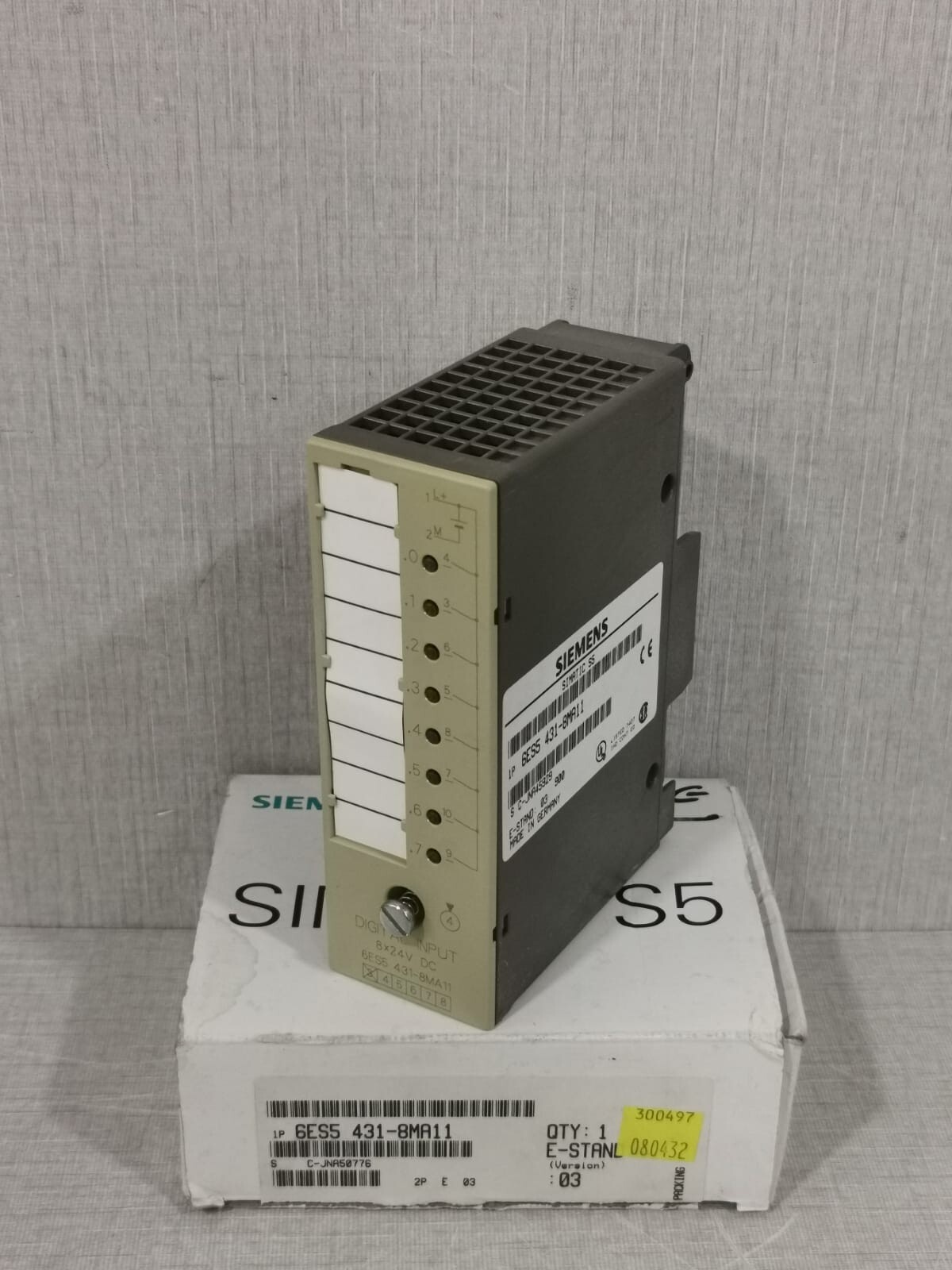 SIEMENS SIMATIC 5 6ES5 431-8MA11 DIGITAL INPUT MODULE