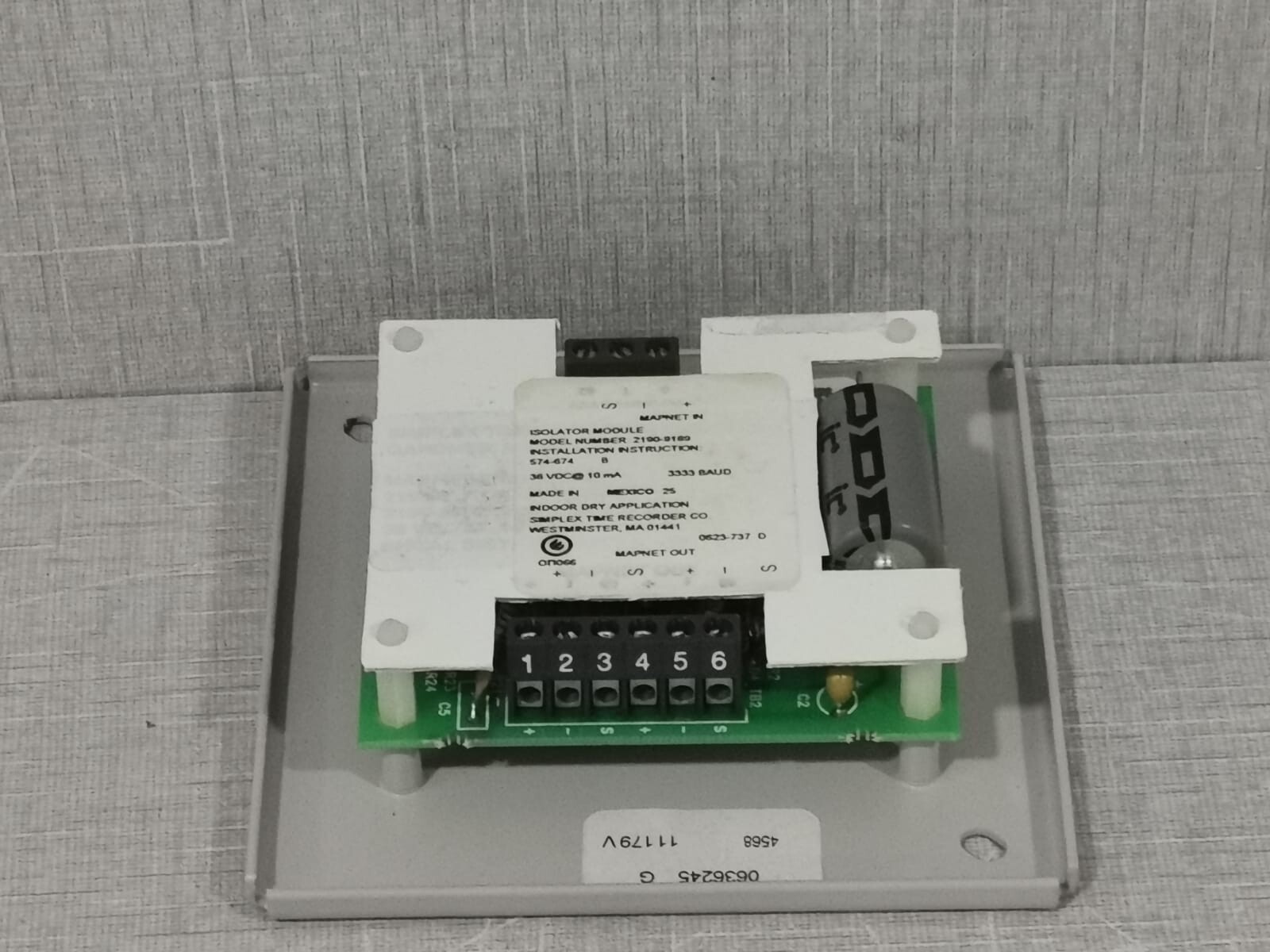 Simplex 2190-9169 SIMPLEX 2190-9169 ISOLATOR MODULE 5
