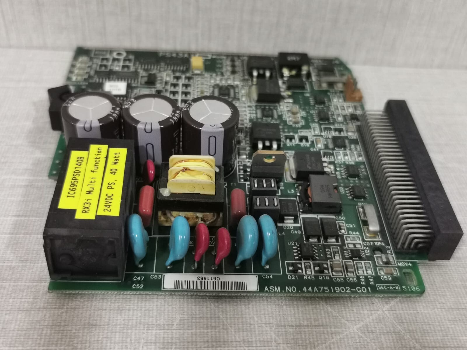 GE Fanuc IC695PSD140B RX3i GE Fanuc IC695PSD140B RX3i Multi Function 24VDC PS, 40 Watt Main PCB Board 3