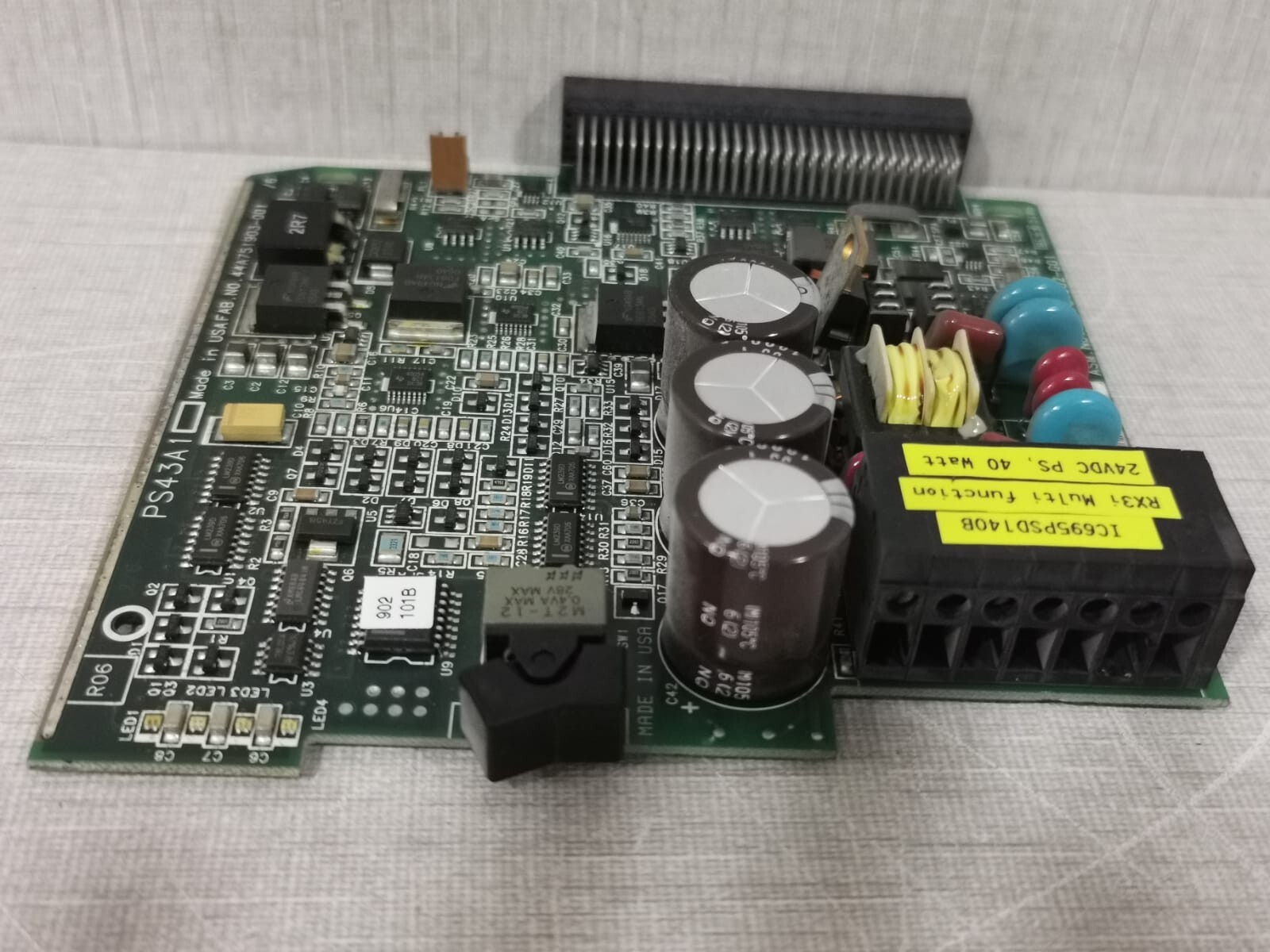 GE Fanuc IC695PSD140B RX3i GE Fanuc IC695PSD140B RX3i Multi Function 24VDC PS, 40 Watt Main PCB Board 4
