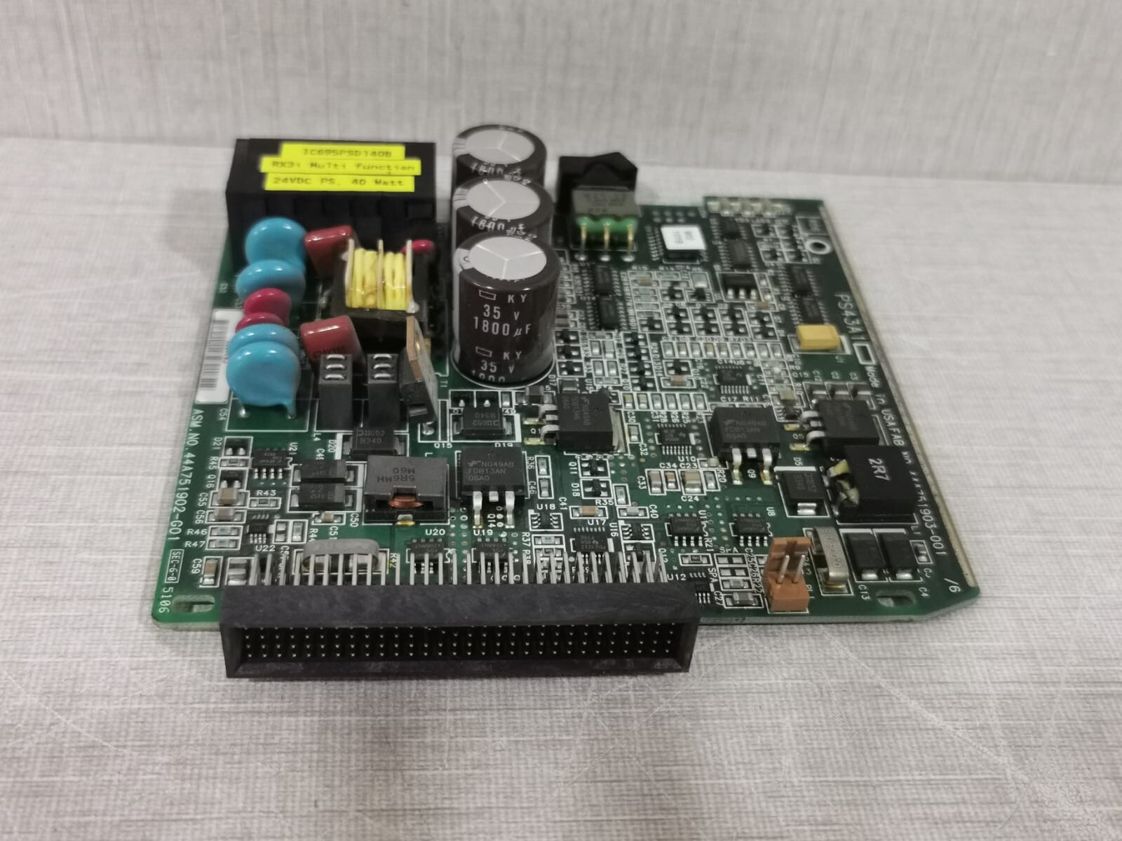 GE Fanuc IC695PSD140B RX3i GE Fanuc IC695PSD140B RX3i Multi Function 24VDC PS, 40 Watt Main PCB Board 5